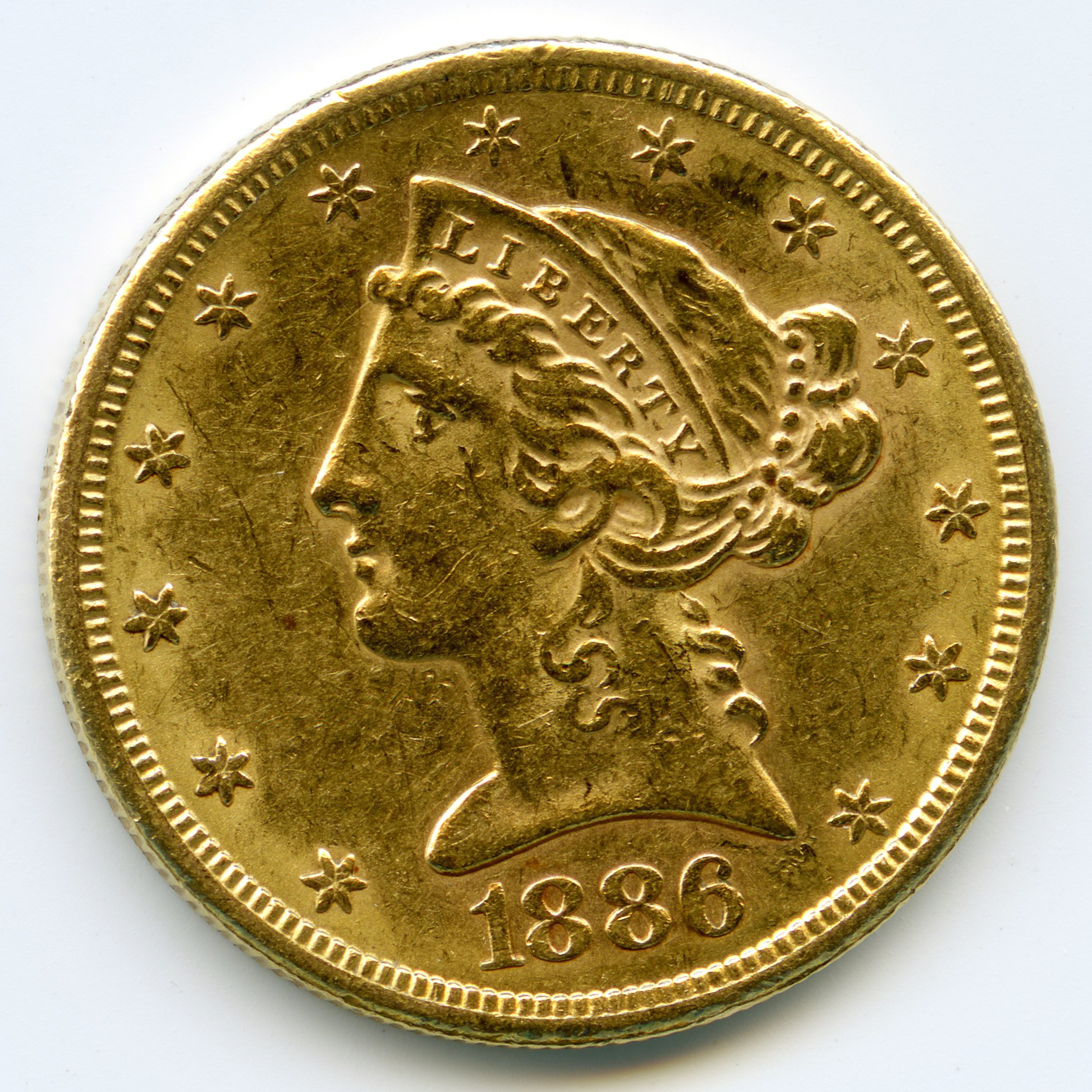USA - 5 Dollars - 1886 S avers