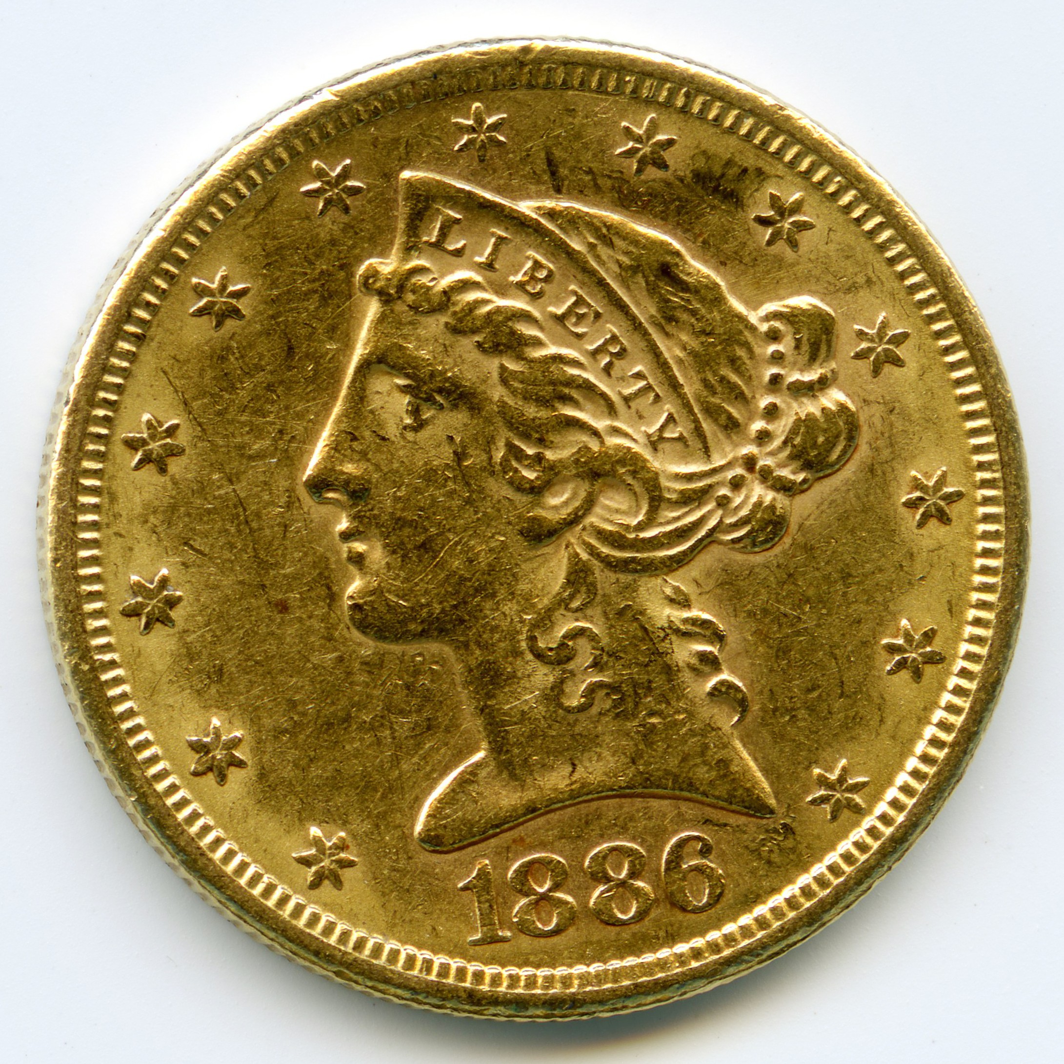 USA - 5 Dollars - 1886 S avers USA - 5 Dollars - 1886 S avers