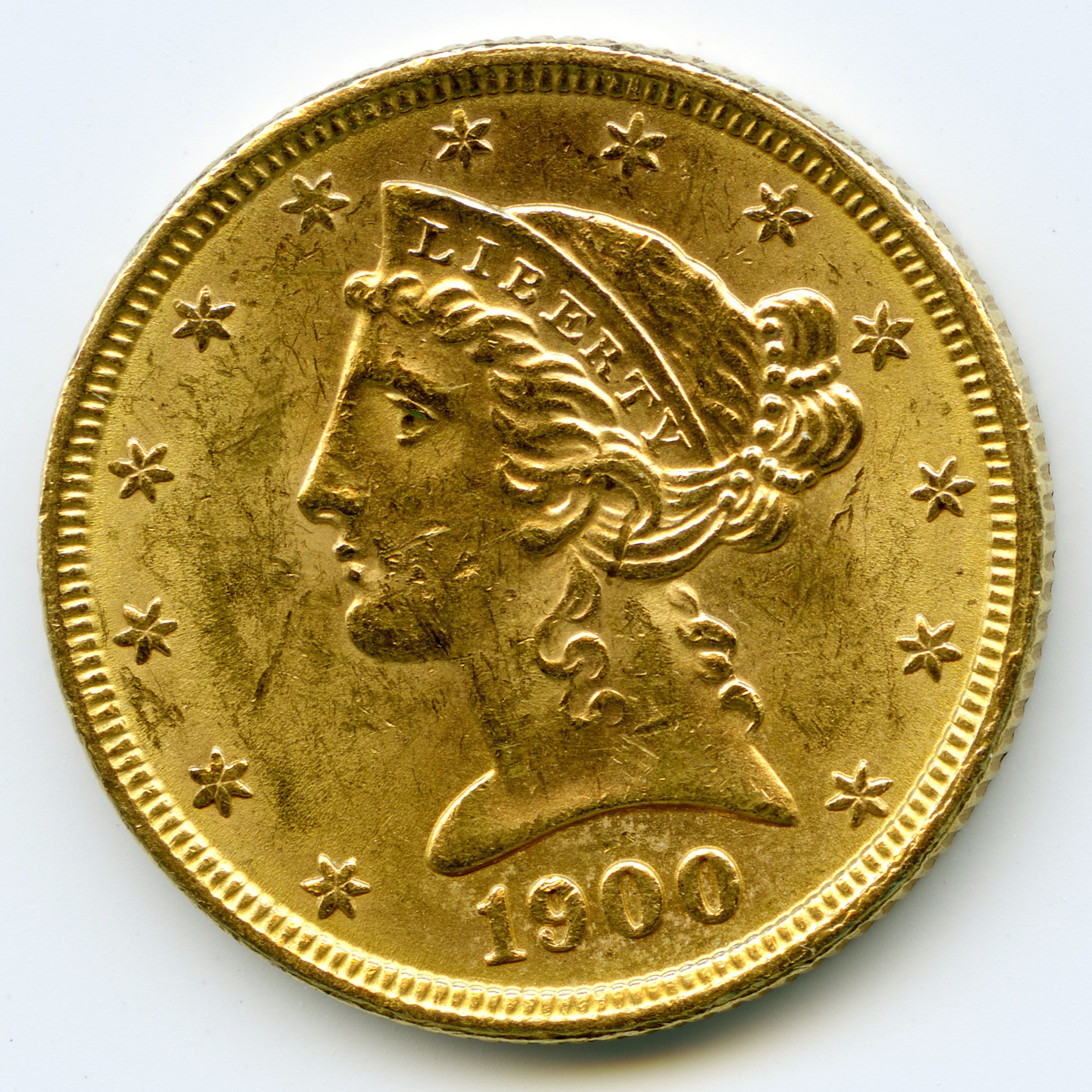 USA - 5 Dollars - 1900 avers