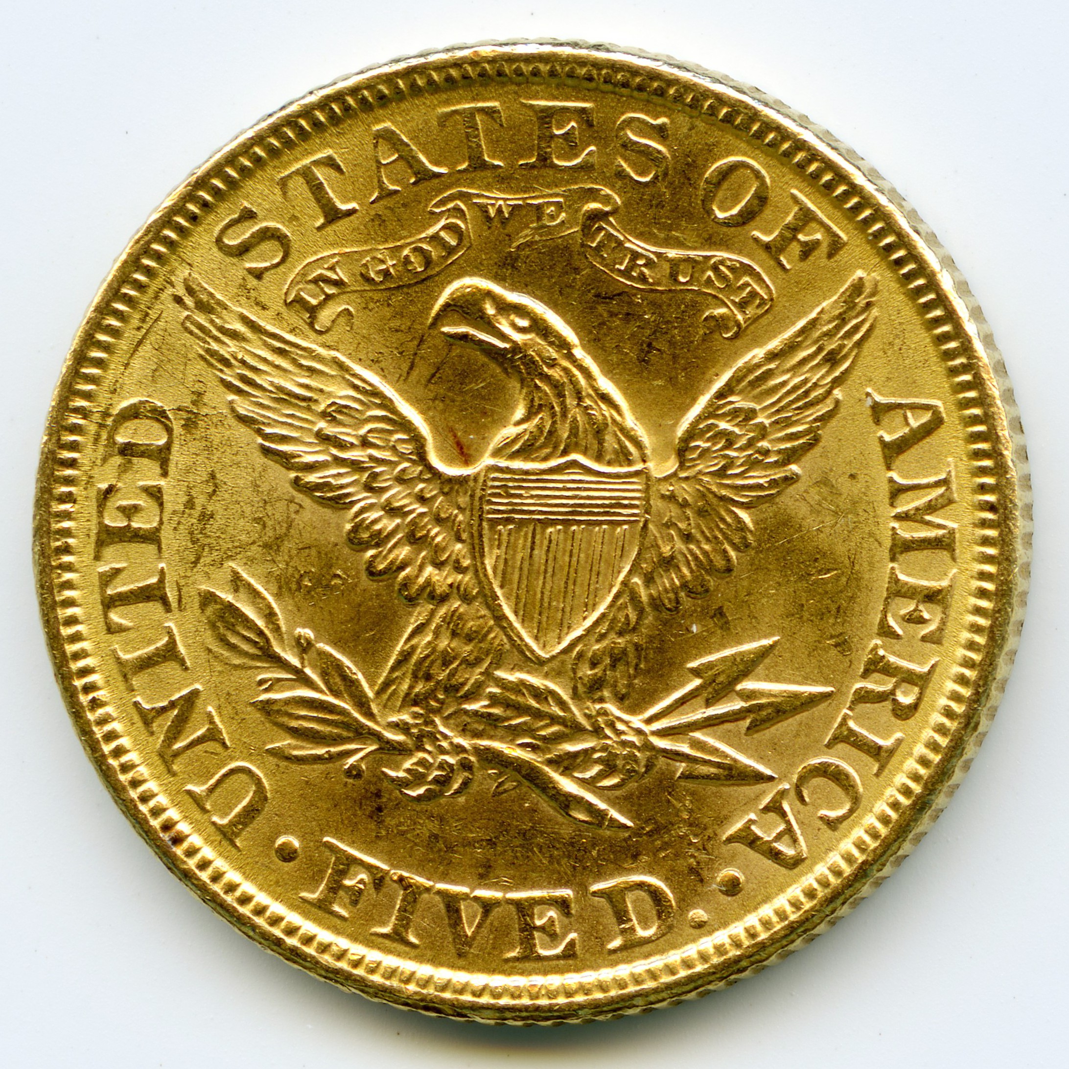 USA - 5 Dollars - 1900 revers