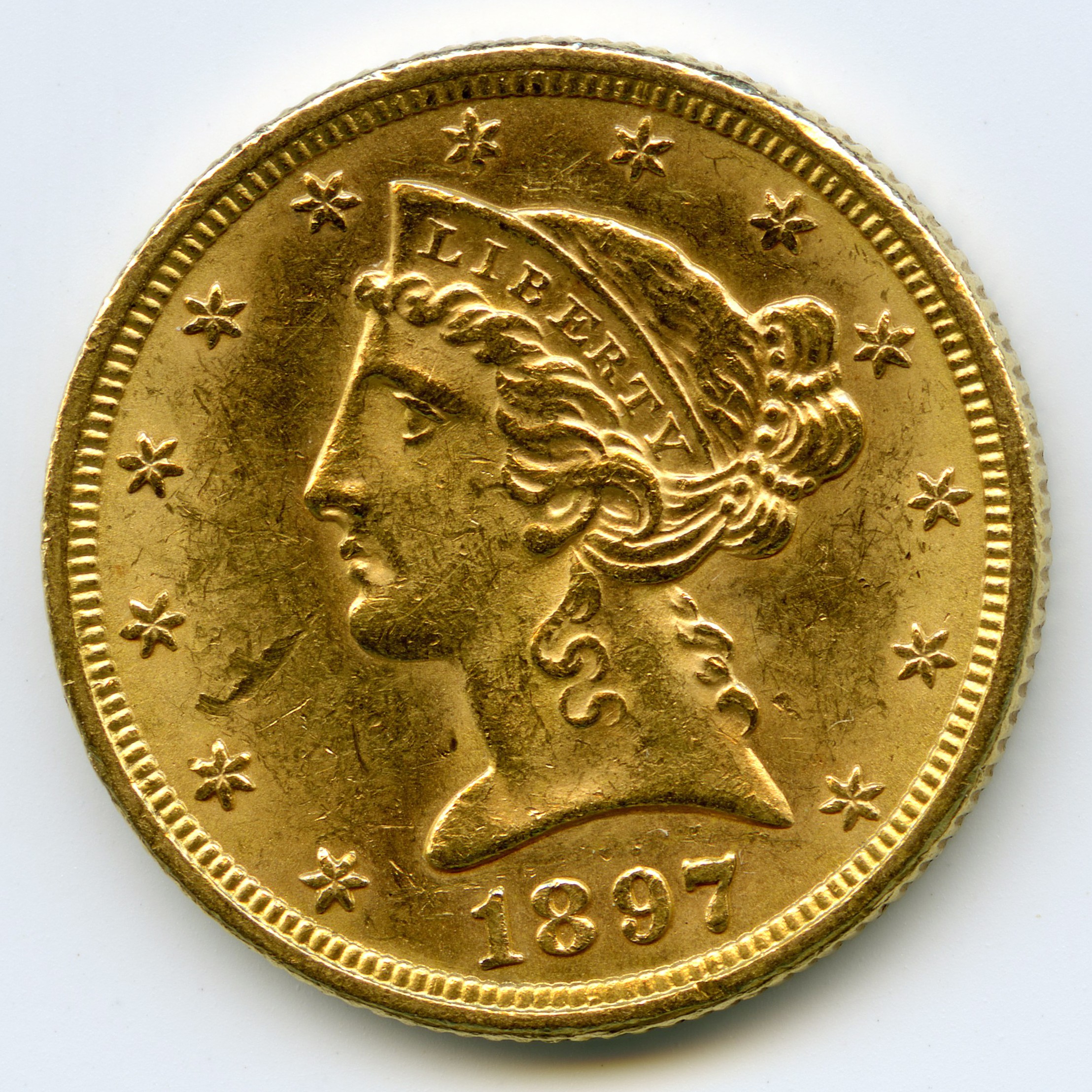 USA - 5 Dollars - 1897 avers