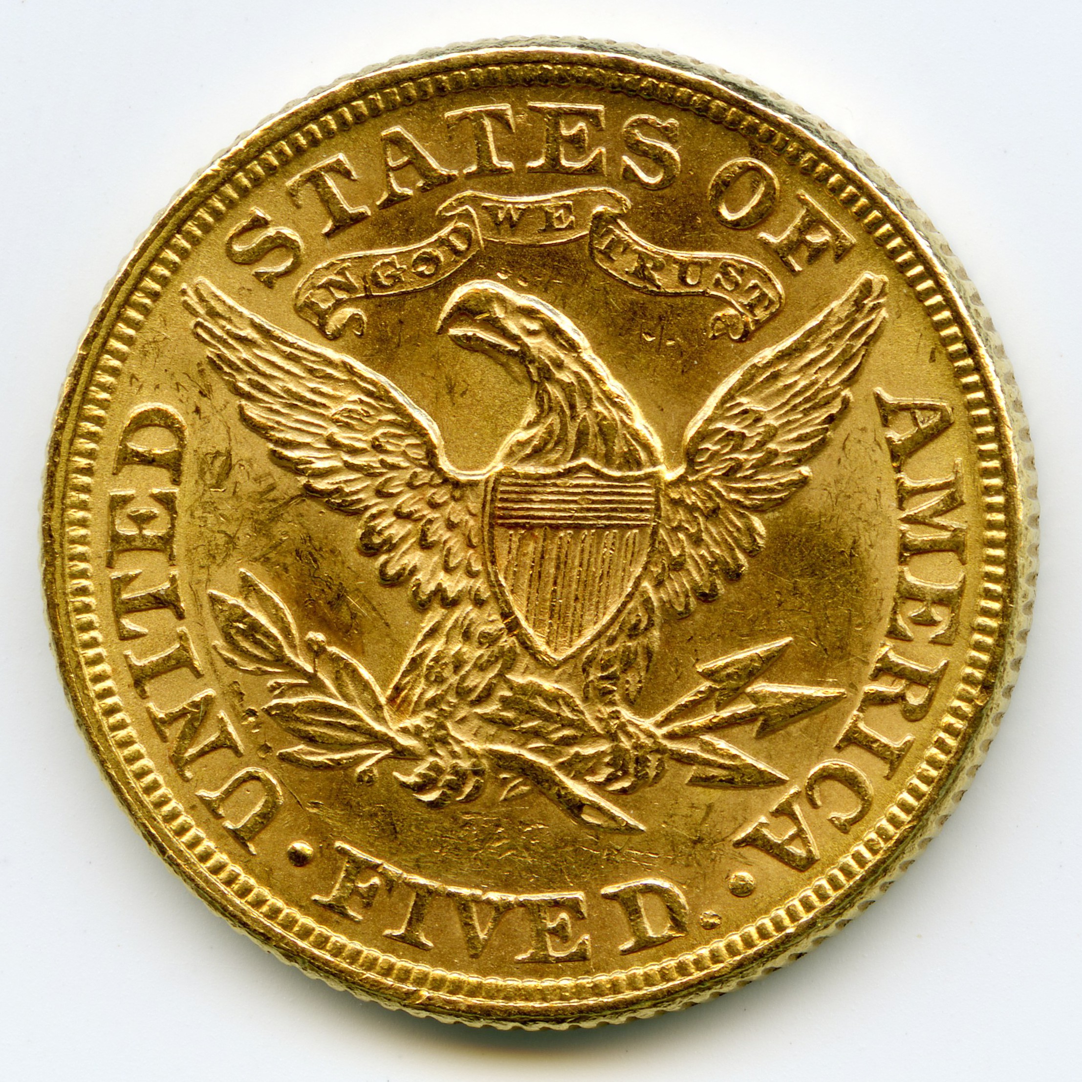 USA - 5 Dollars - 1897 revers USA - 5 Dollars - 1897 revers