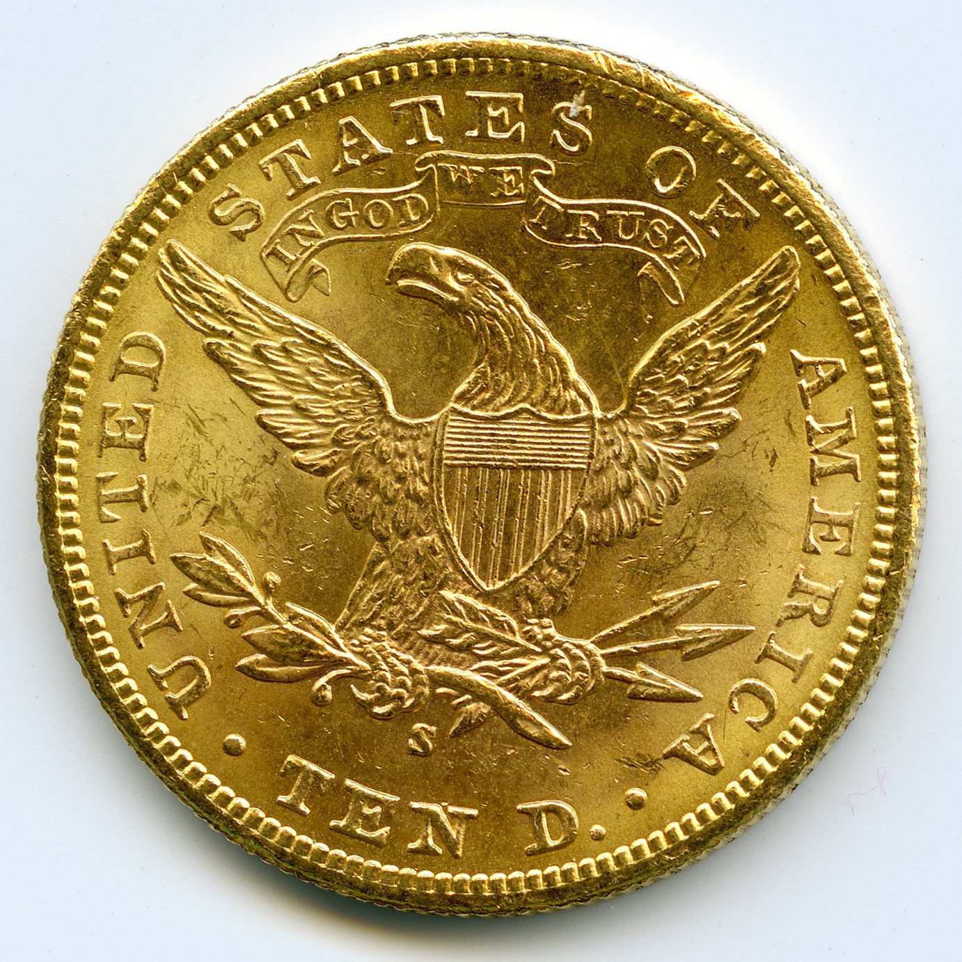 USA - 10 DOLLARS - 1901 S revers
