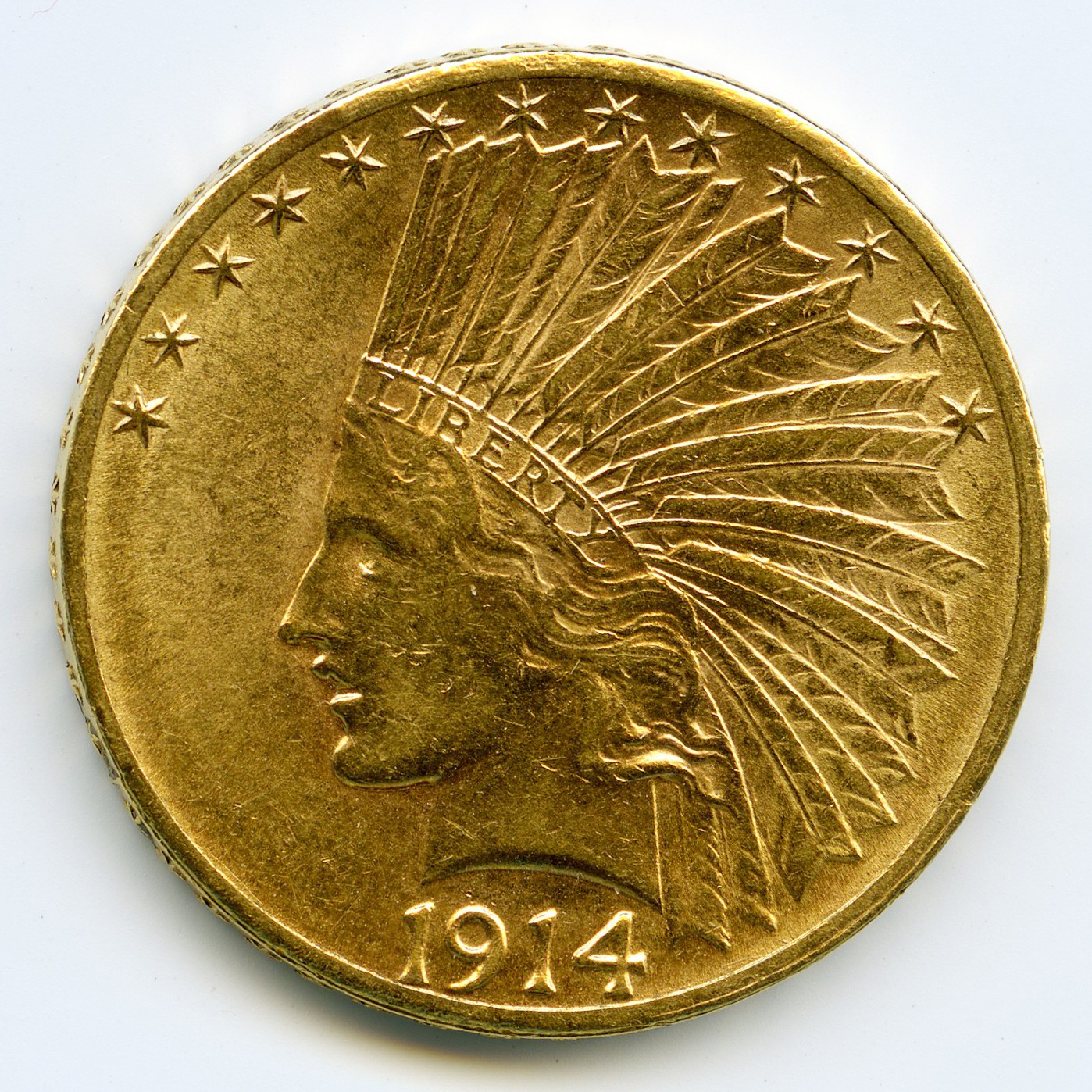 USA - 10 Dollars - 1914 D avers