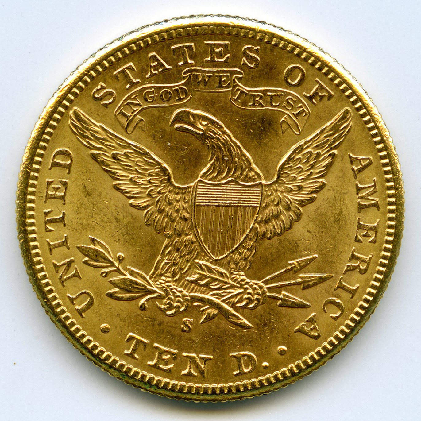 USA - 10 Dollars - 1903 S revers