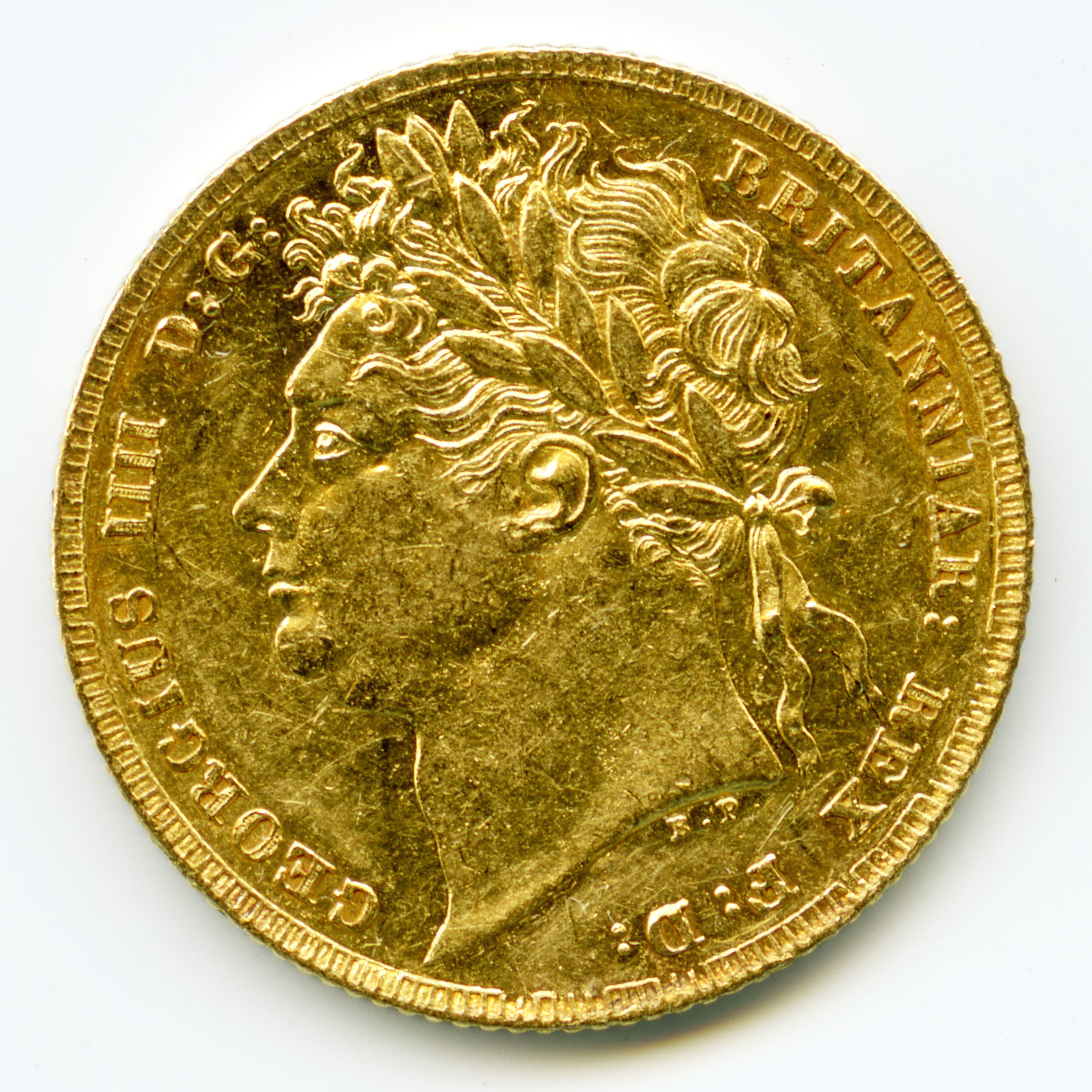 Grande-Bretagne - Souverain - 1824 avers Grande-Bretagne - Souverain - 1824 avers