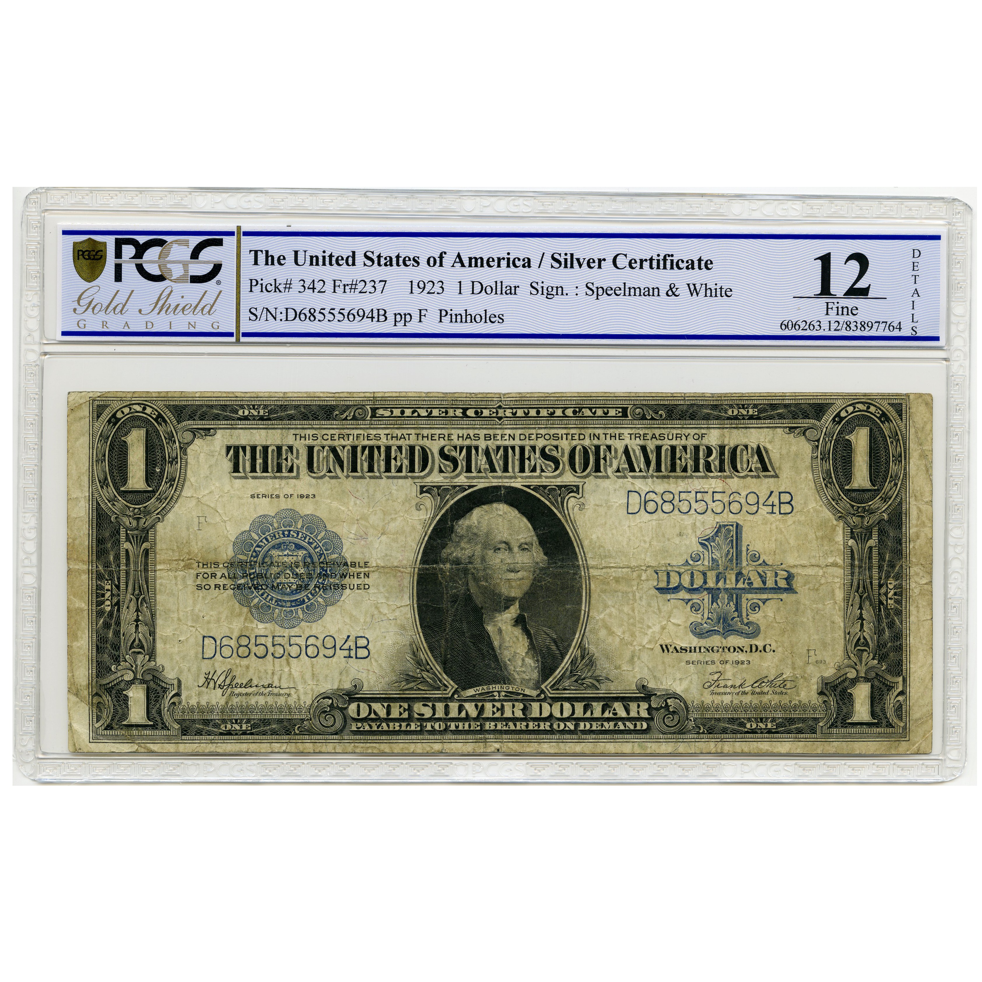 USA - 1 Dollar - D68555694B avers