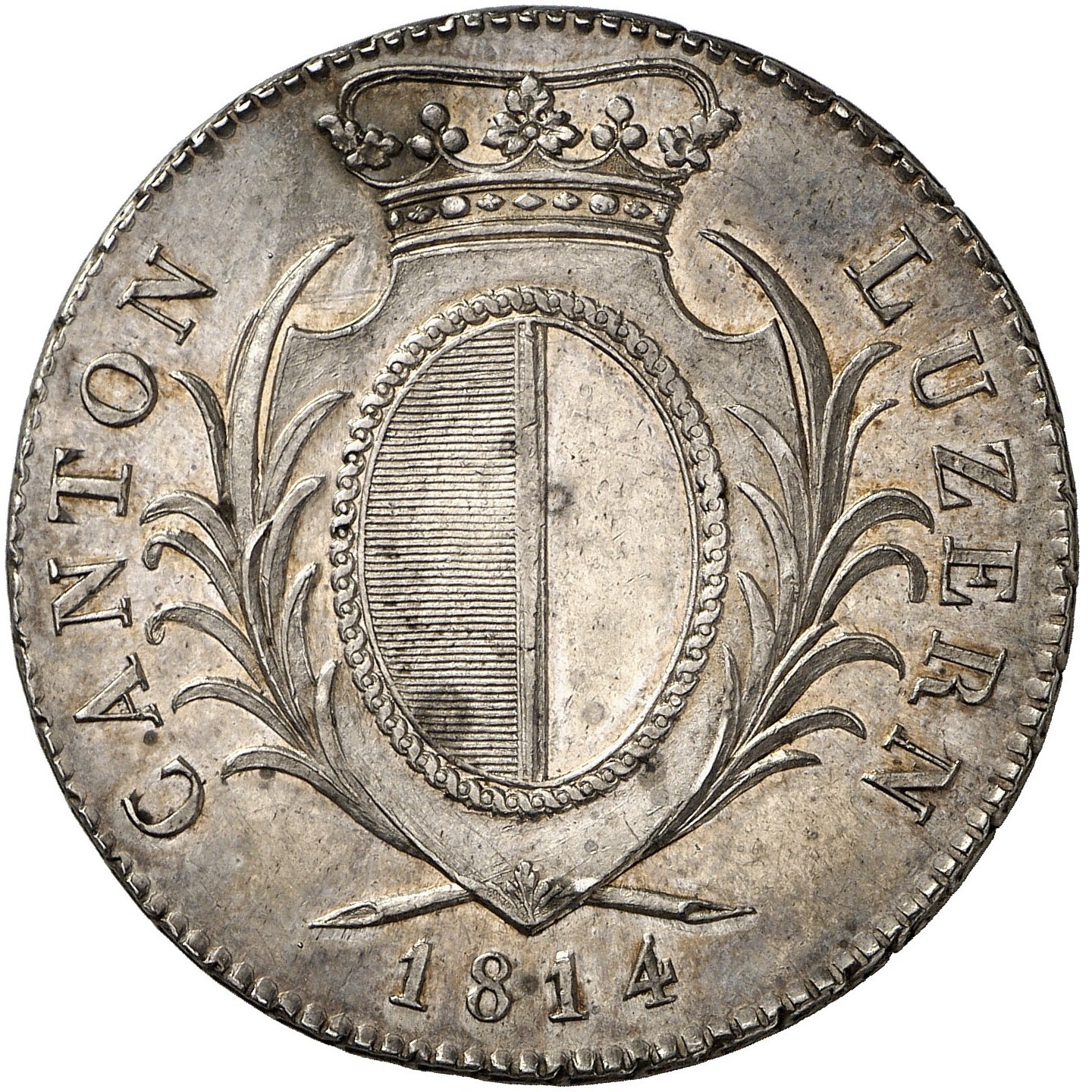 Suisse - 4 Franken - 1814 avers Suisse - 4 Franken - 1814 avers