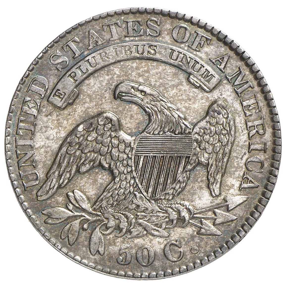 USA - 50 Cents - 1830 revers