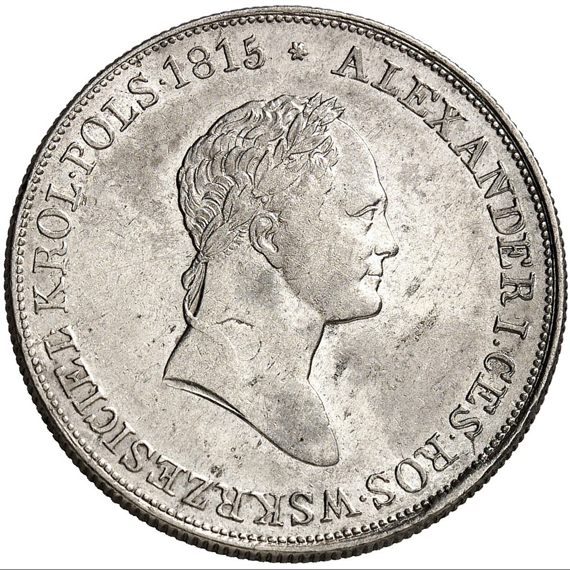 Pologne - 5 Zloty - 1829 avers Pologne - 5 Zloty - 1829 avers