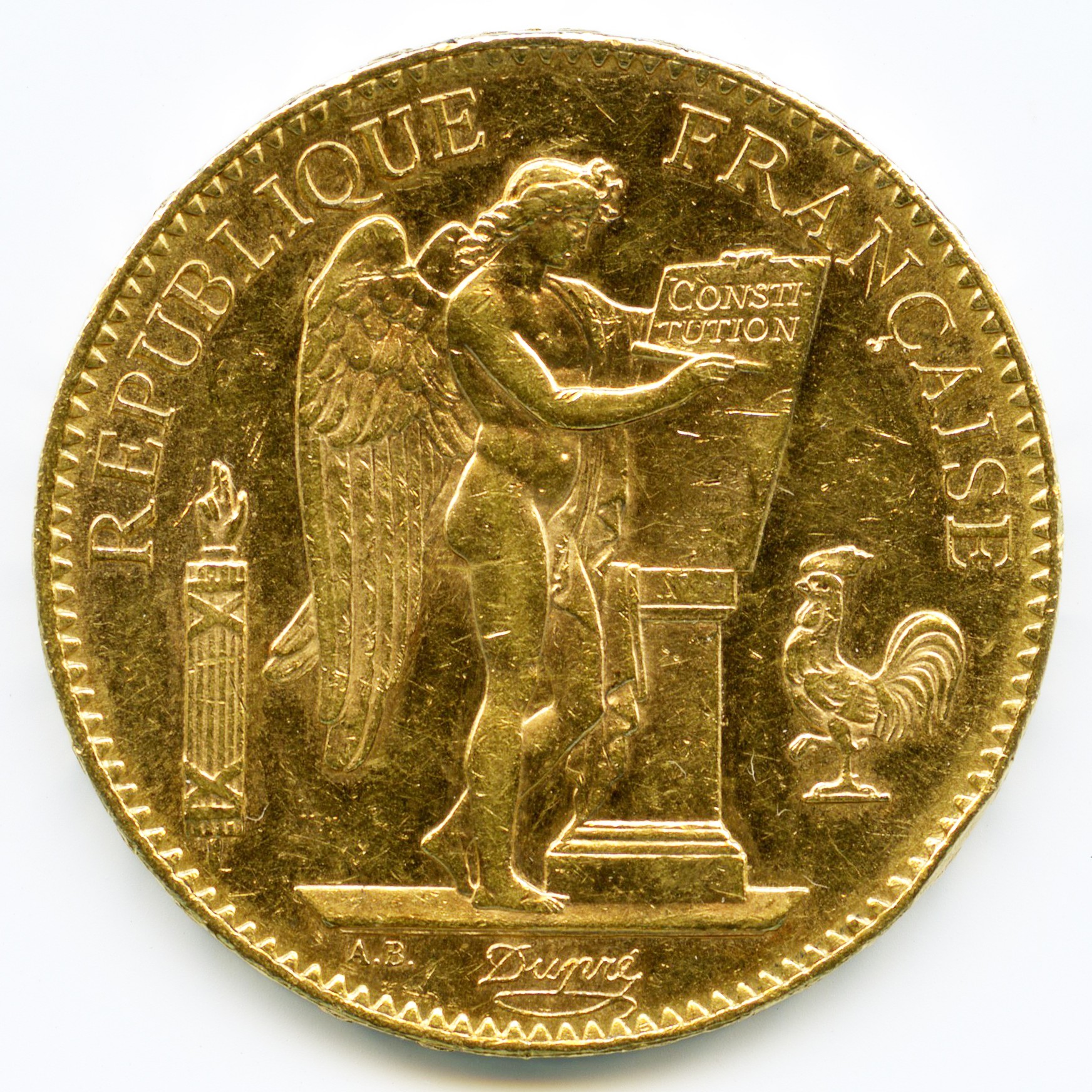 100 Francs Génie - 1913 A avers