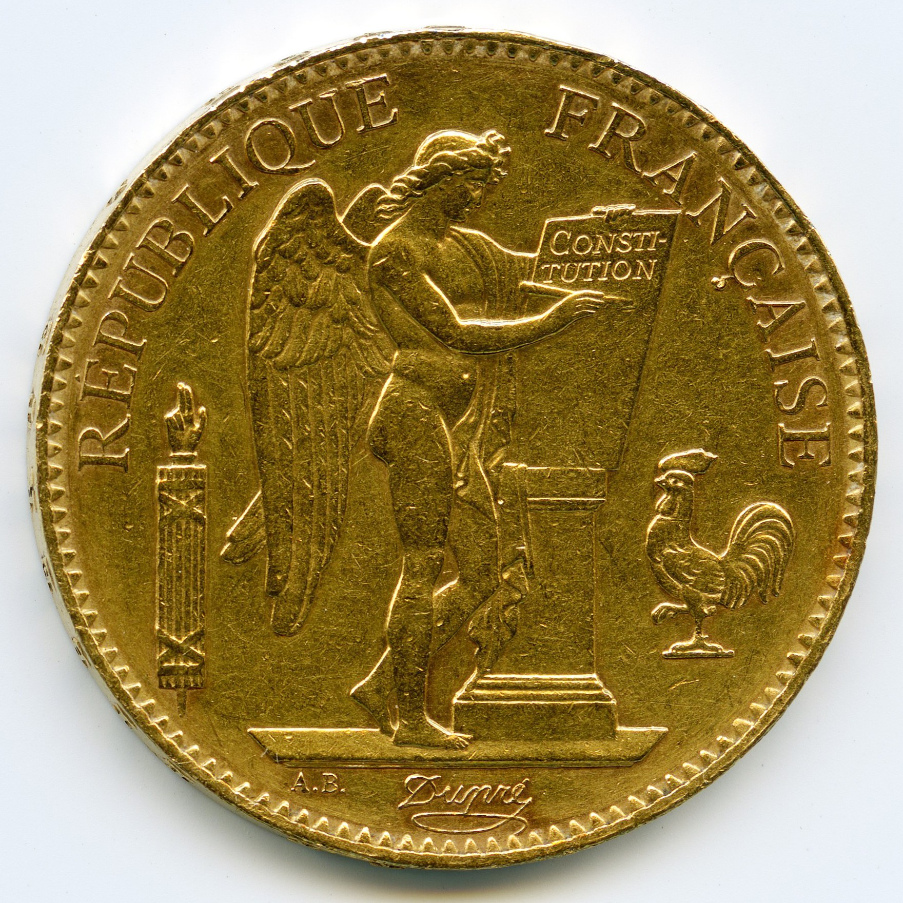 100 Francs Génie - 1909 A avers