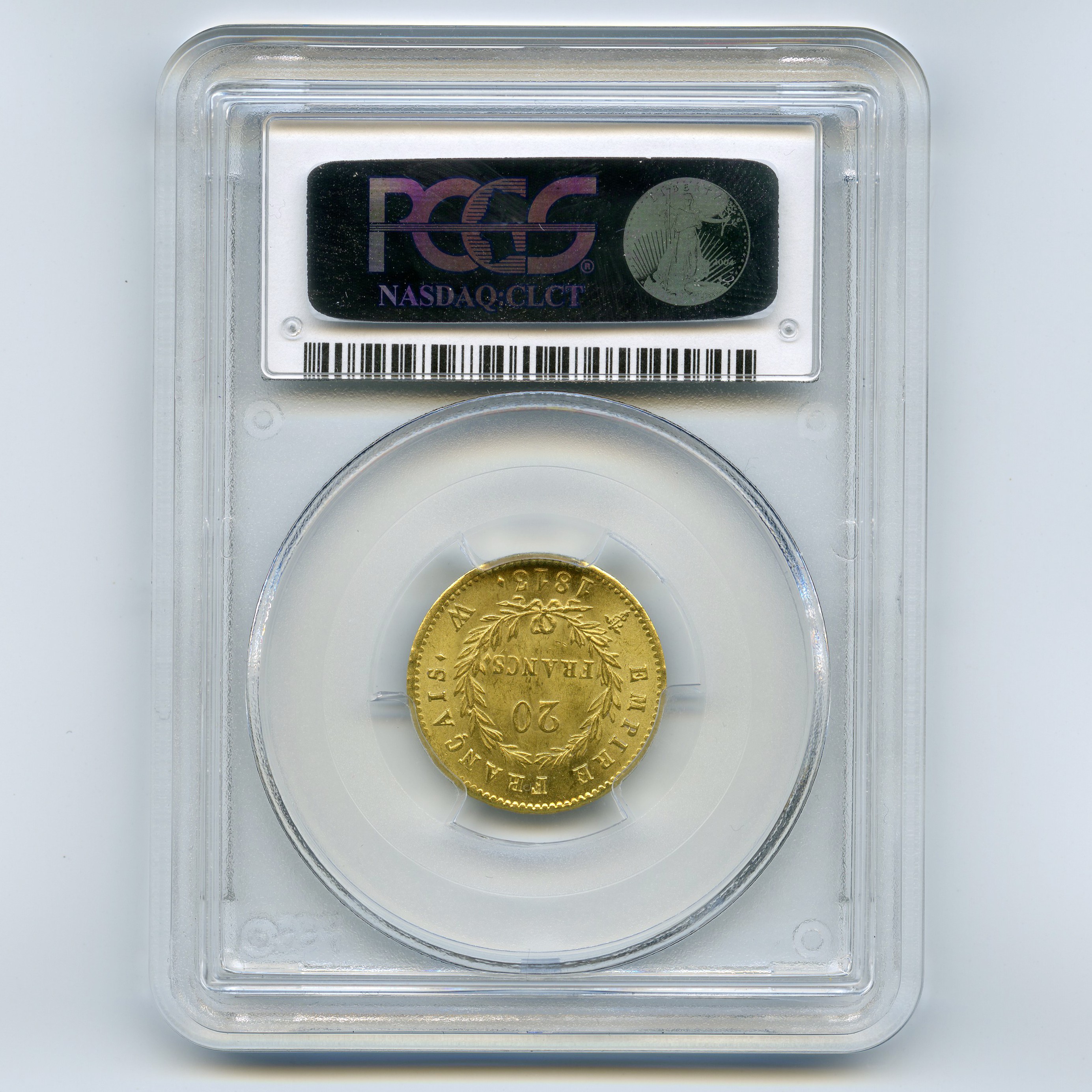 Napoléon Ier - 20 Francs - 1813 W revers Napoléon Ier - 20 Francs - 1813 W revers