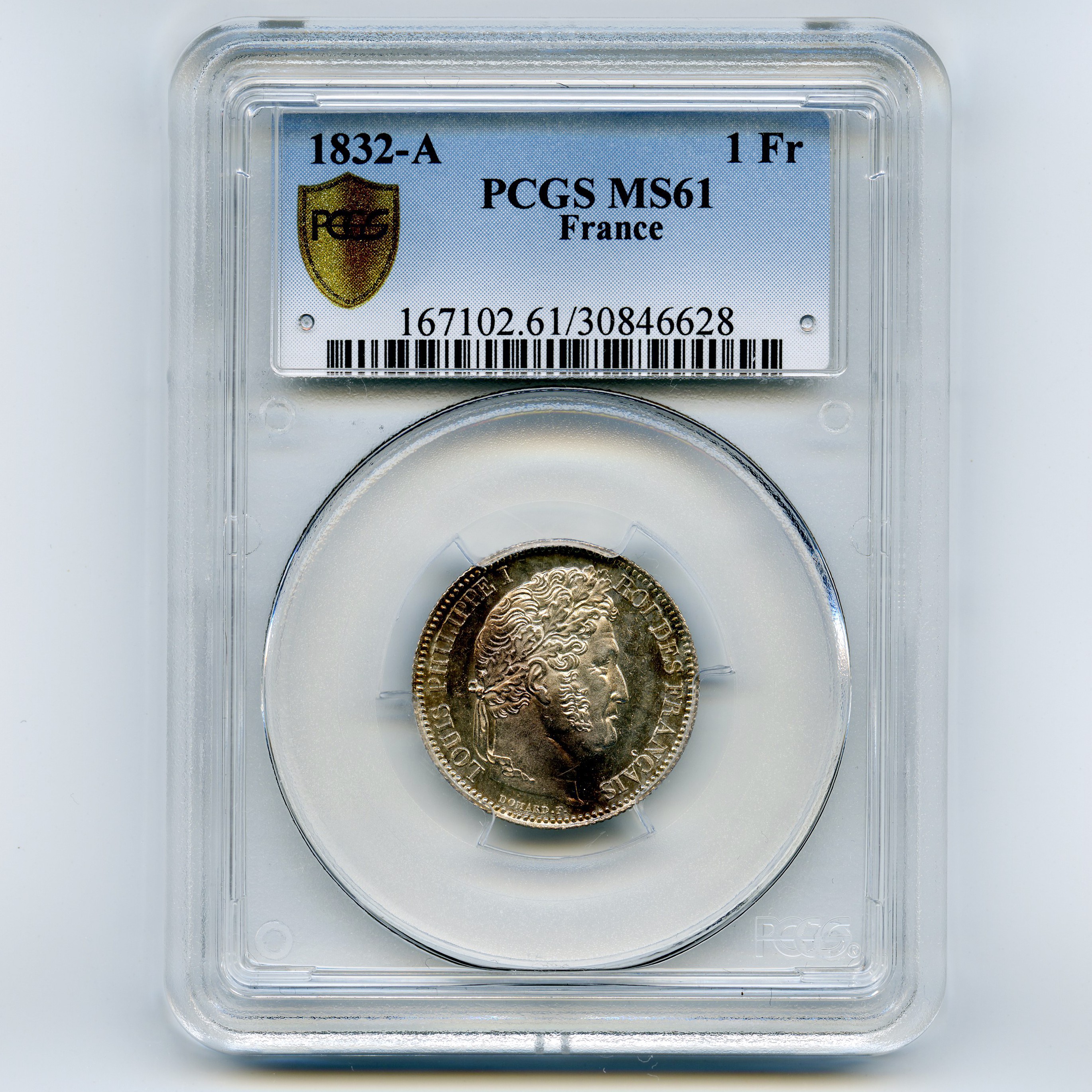 Louis-Philippe Ier - 1 Franc - 1832 A avers Louis-Philippe Ier - 1 Franc - 1832 A avers