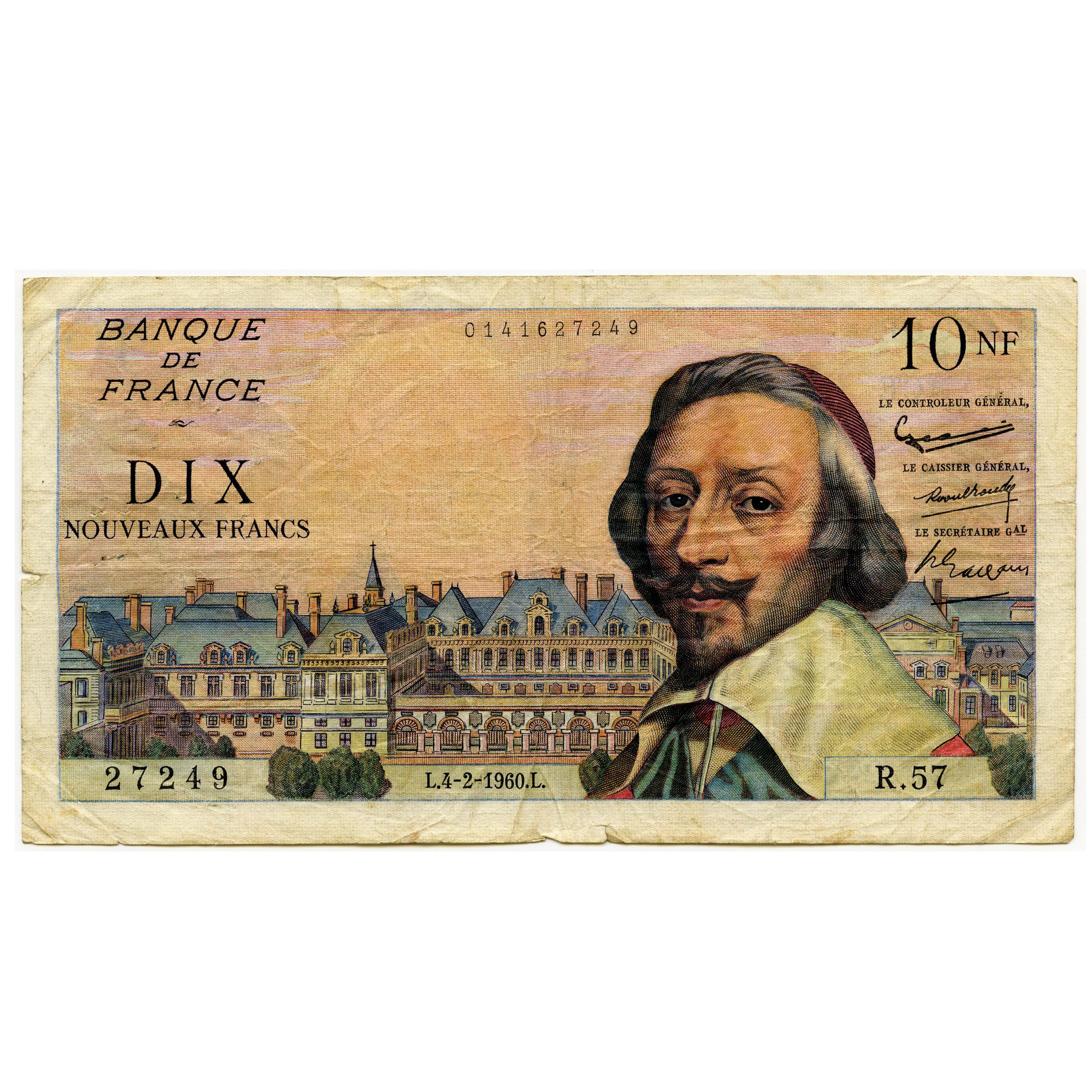 France - 10 NF - R57 27249 avers