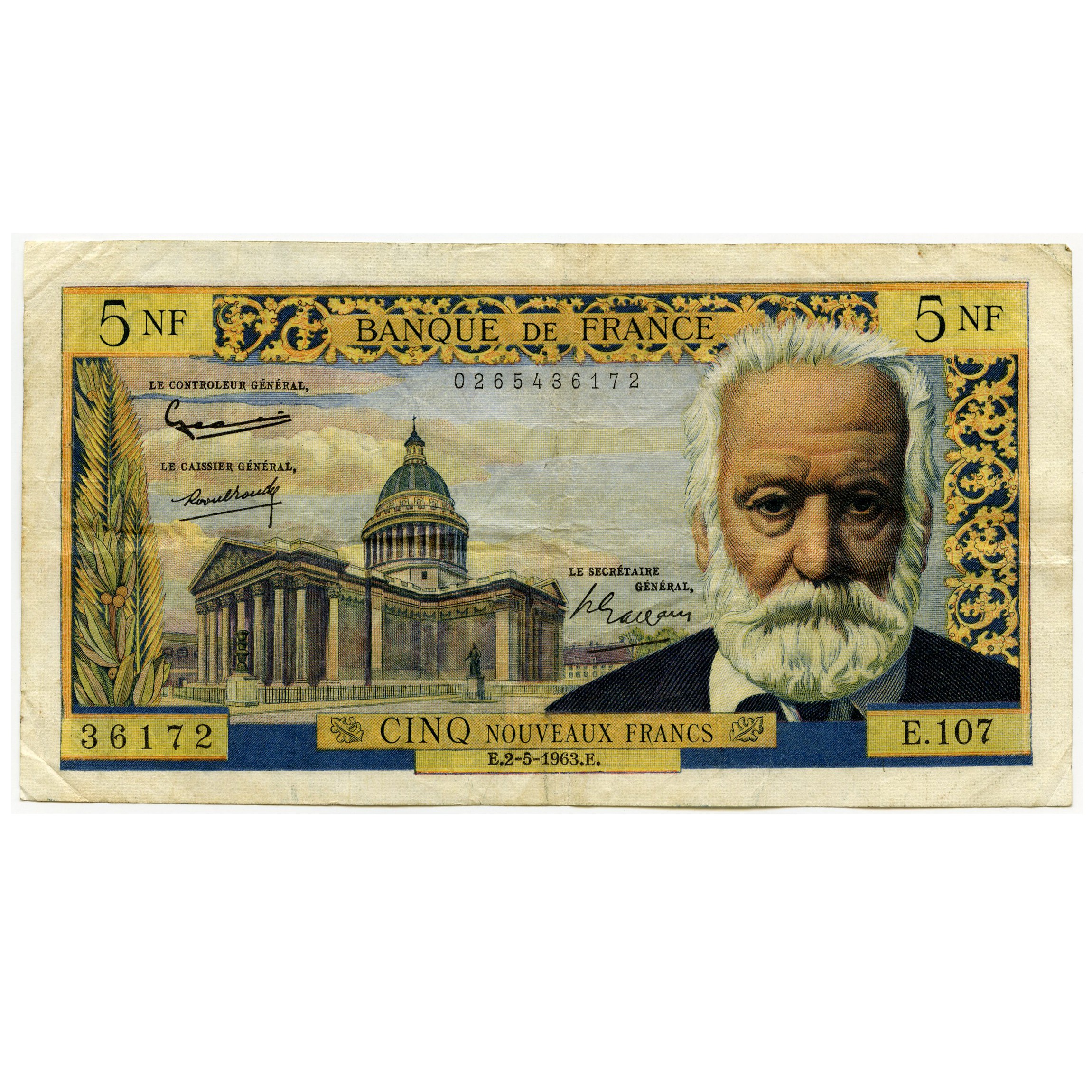 France - 5 NF - E107 36172 avers France - 5 NF - E107 36172 avers