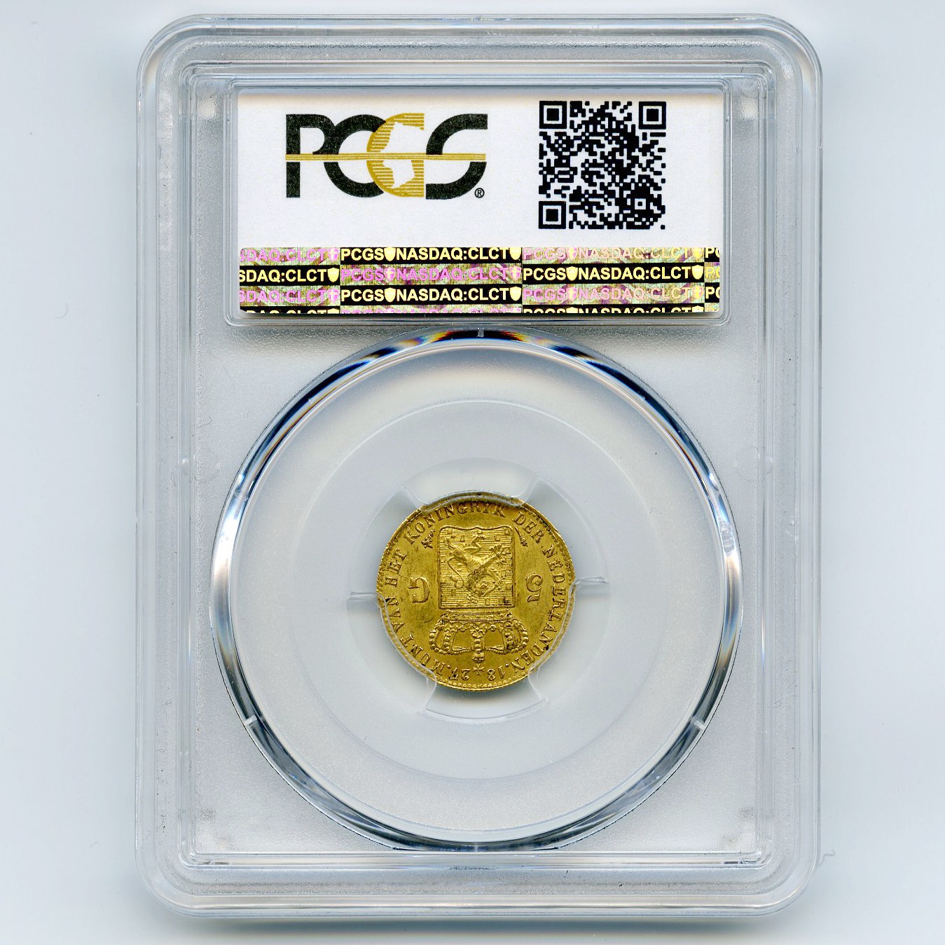 Pays-Bas - 5 Gulden - 1827 U revers Pays-Bas - 5 Gulden - 1827 U revers