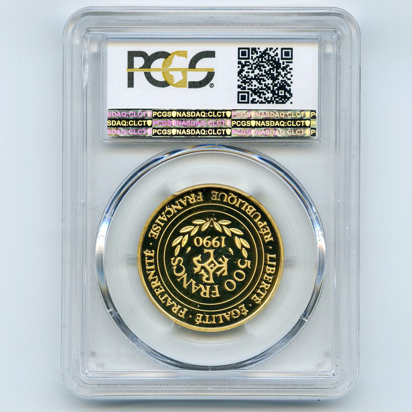 70 Ecus - 500 Francs - 1990 revers 70 Ecus - 500 Francs - 1990 revers