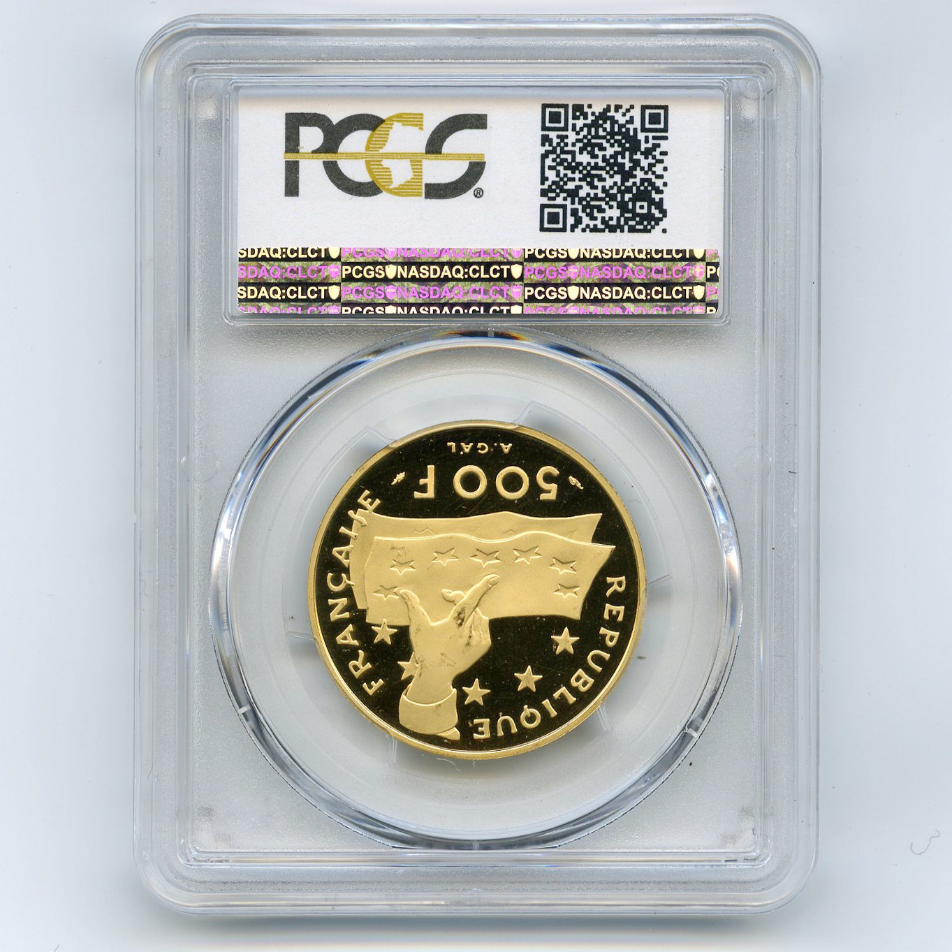 70 Ecus - 500 Francs - 1991 revers 70 Ecus - 500 Francs - 1991 revers