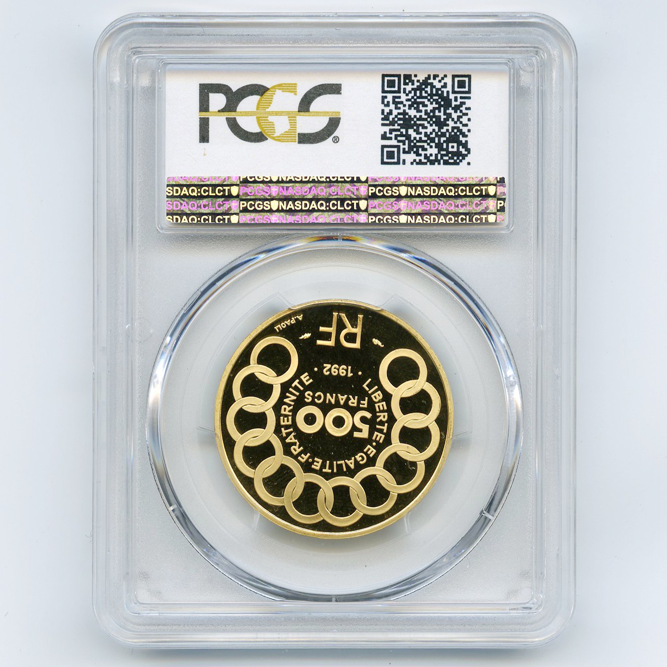 70 Ecus - 500 Francs - 1992 revers