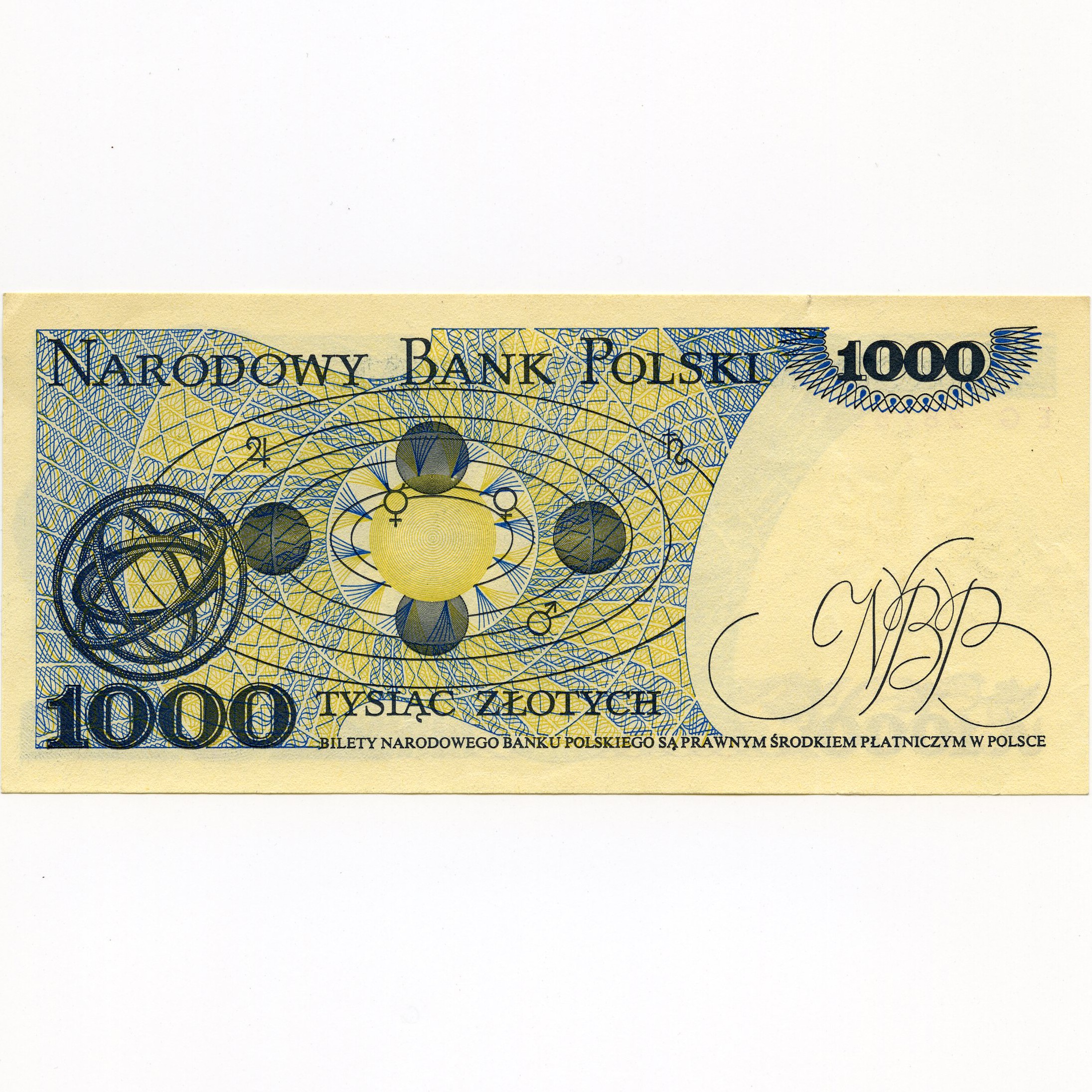 Pologne - 1000 Zloty - EG 2875898 revers