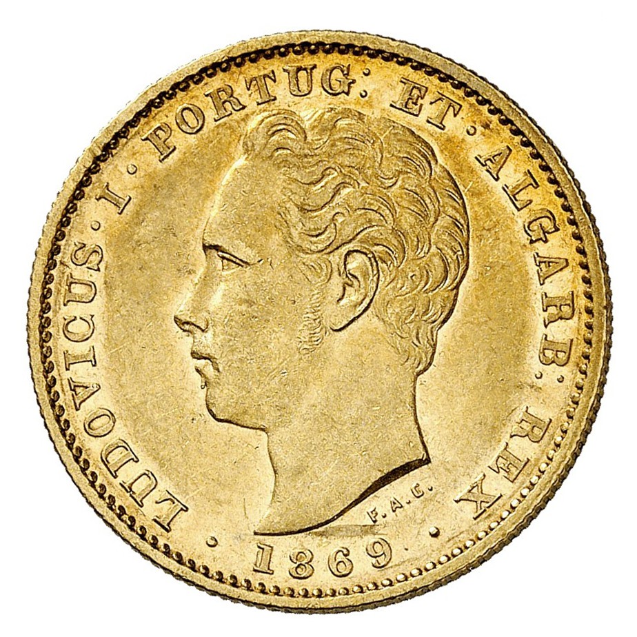 Portugal - 5 000 Reis - 1869 avers