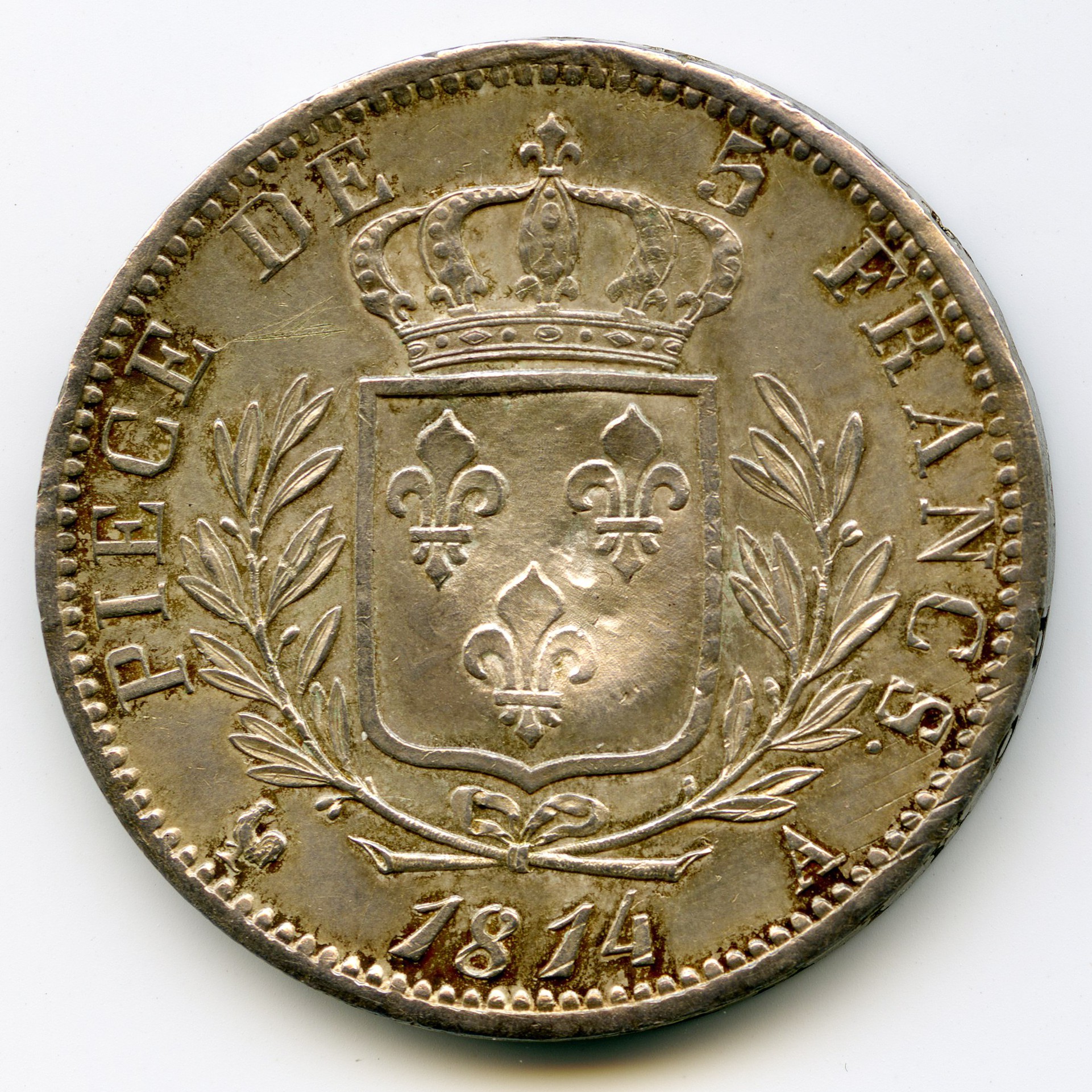 Napoléon Ier - 5 Francs - 1815 A revers