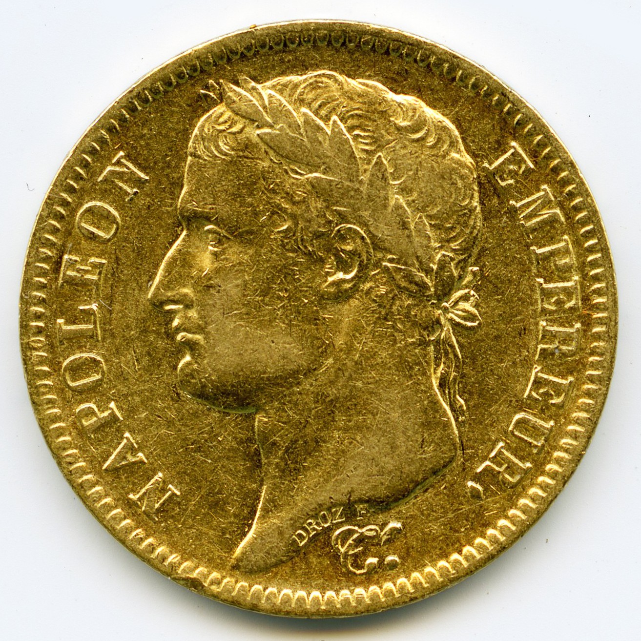 Napoléon Ier - 40 Francs - 1813 A avers