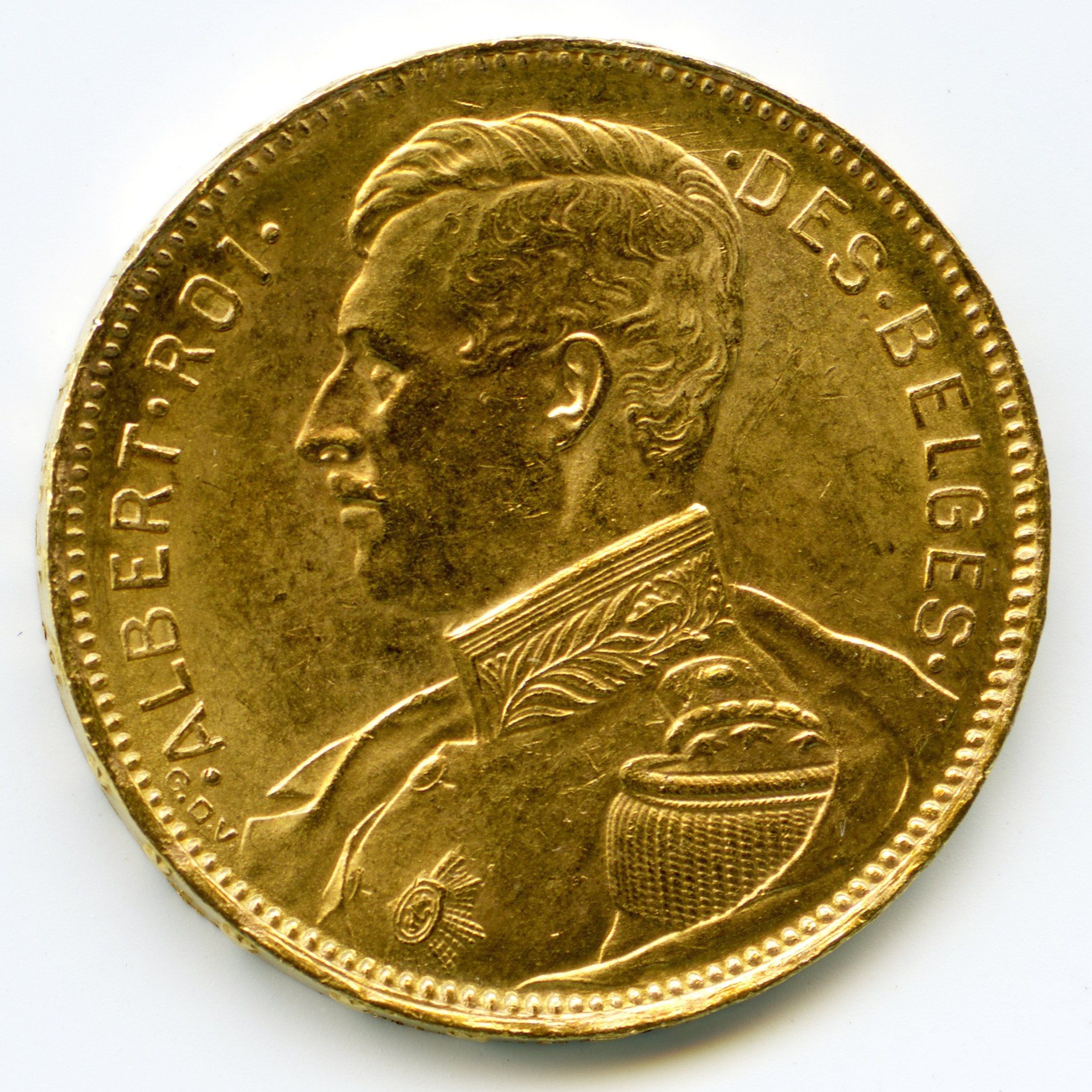 Belgique - 20 Francs - 1914 avers
