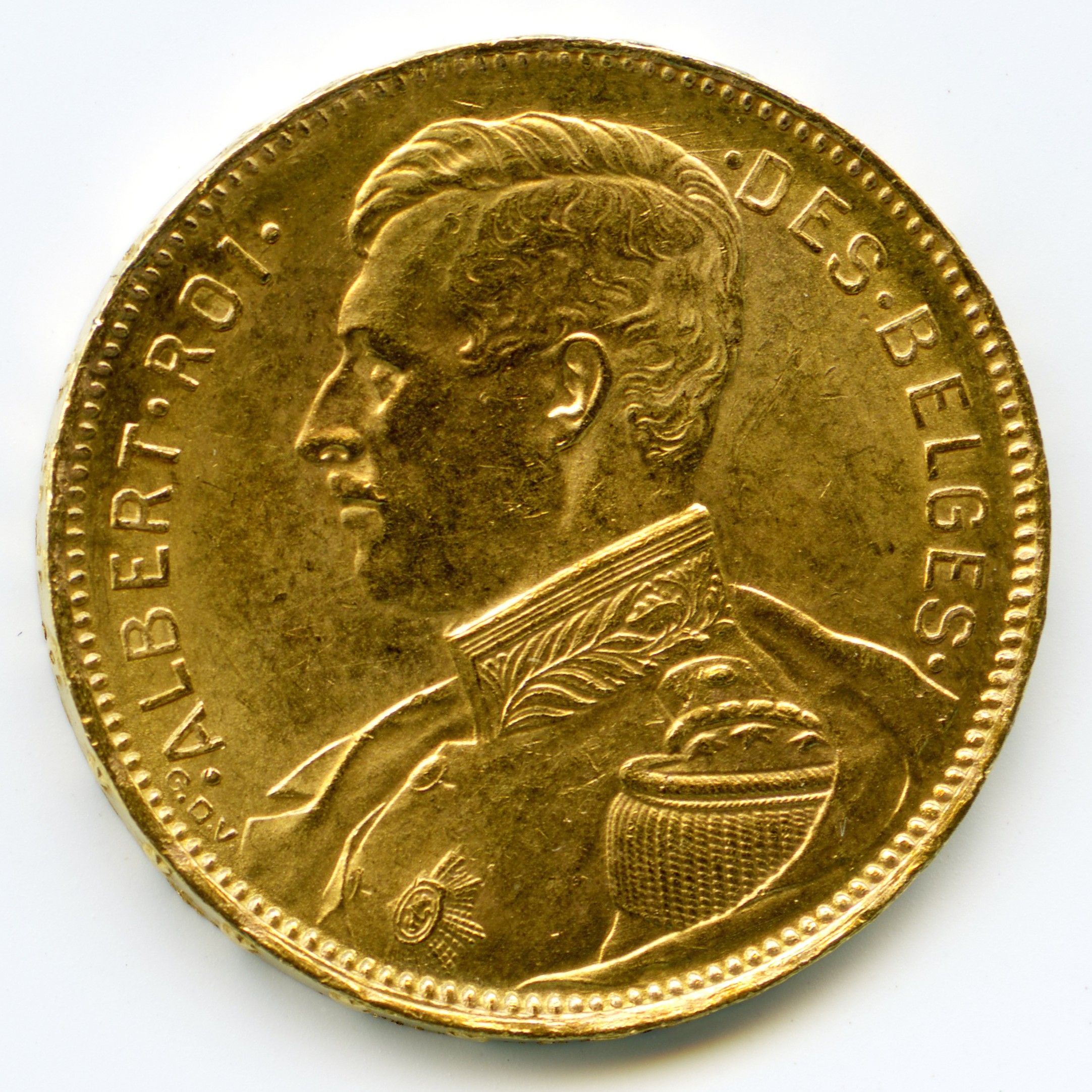 Belgique - 20 Francs - 1914 avers Belgique - 20 Francs - 1914 avers