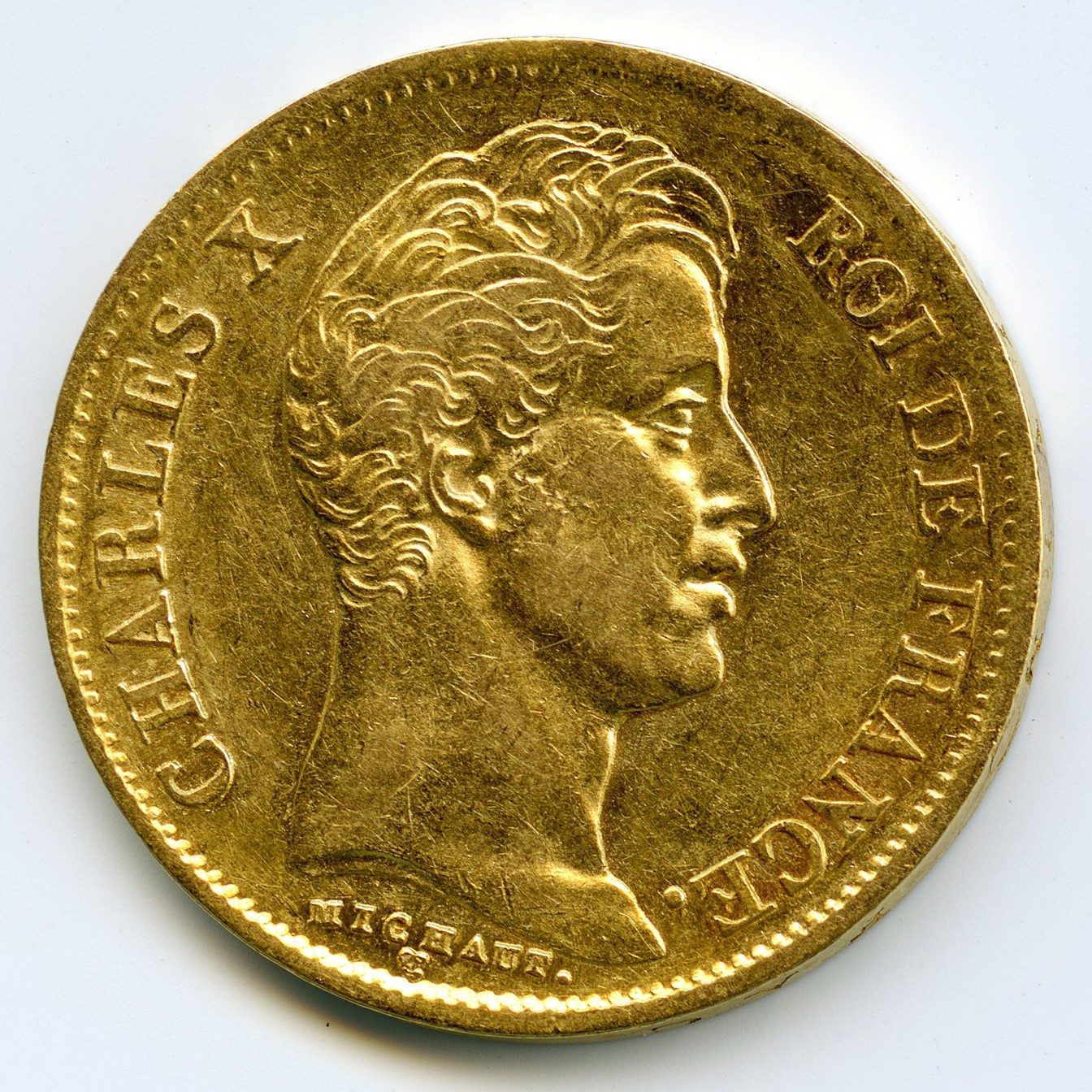 Charles X - 40 Francs - 1830 A avers Charles X - 40 Francs - 1830 A avers