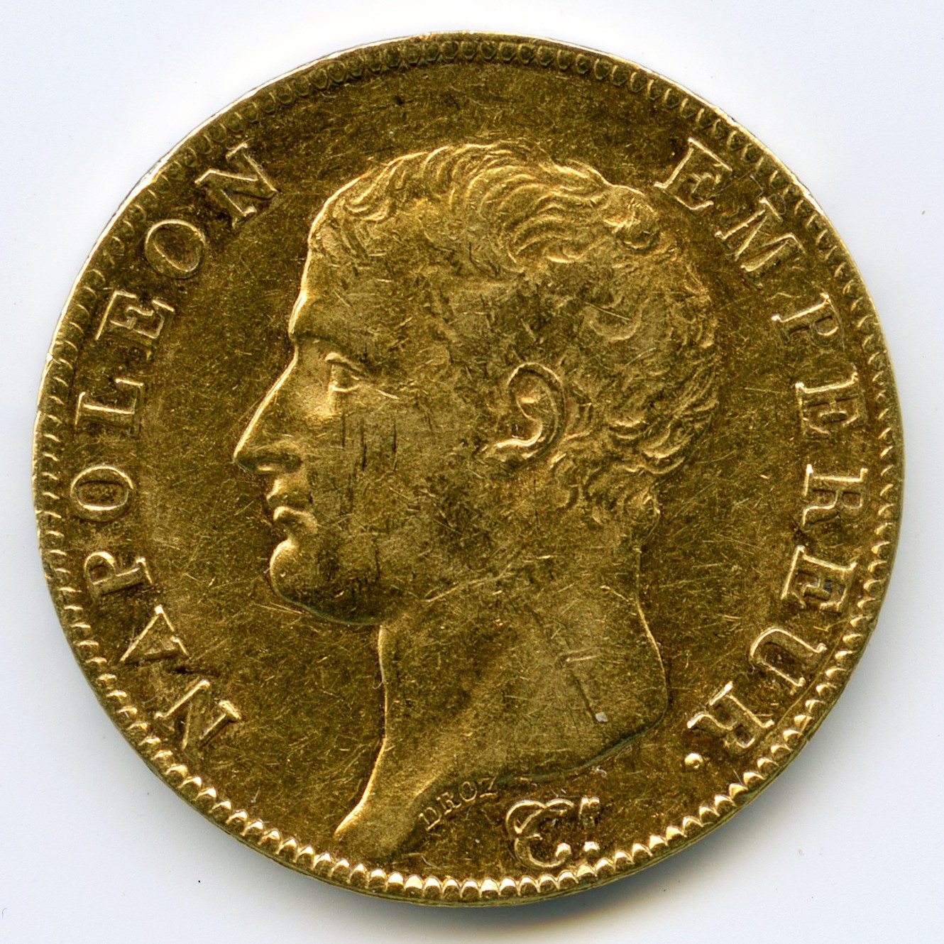 Napoléon Ier - 40 Francs - 1806 A avers Napoléon Ier - 40 Francs - 1806 A avers