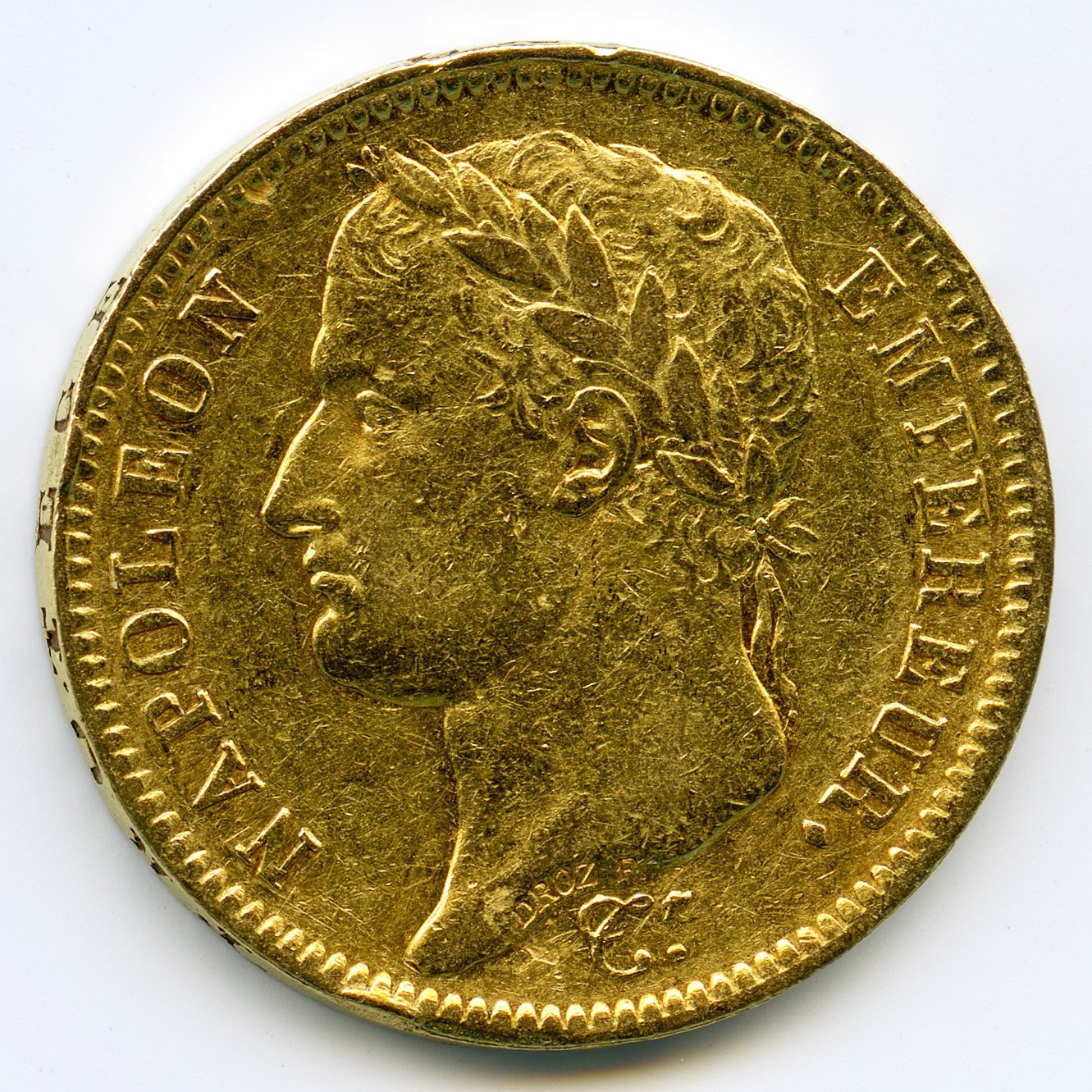 Napoléon Ier - 40 Francs - 1811 A avers