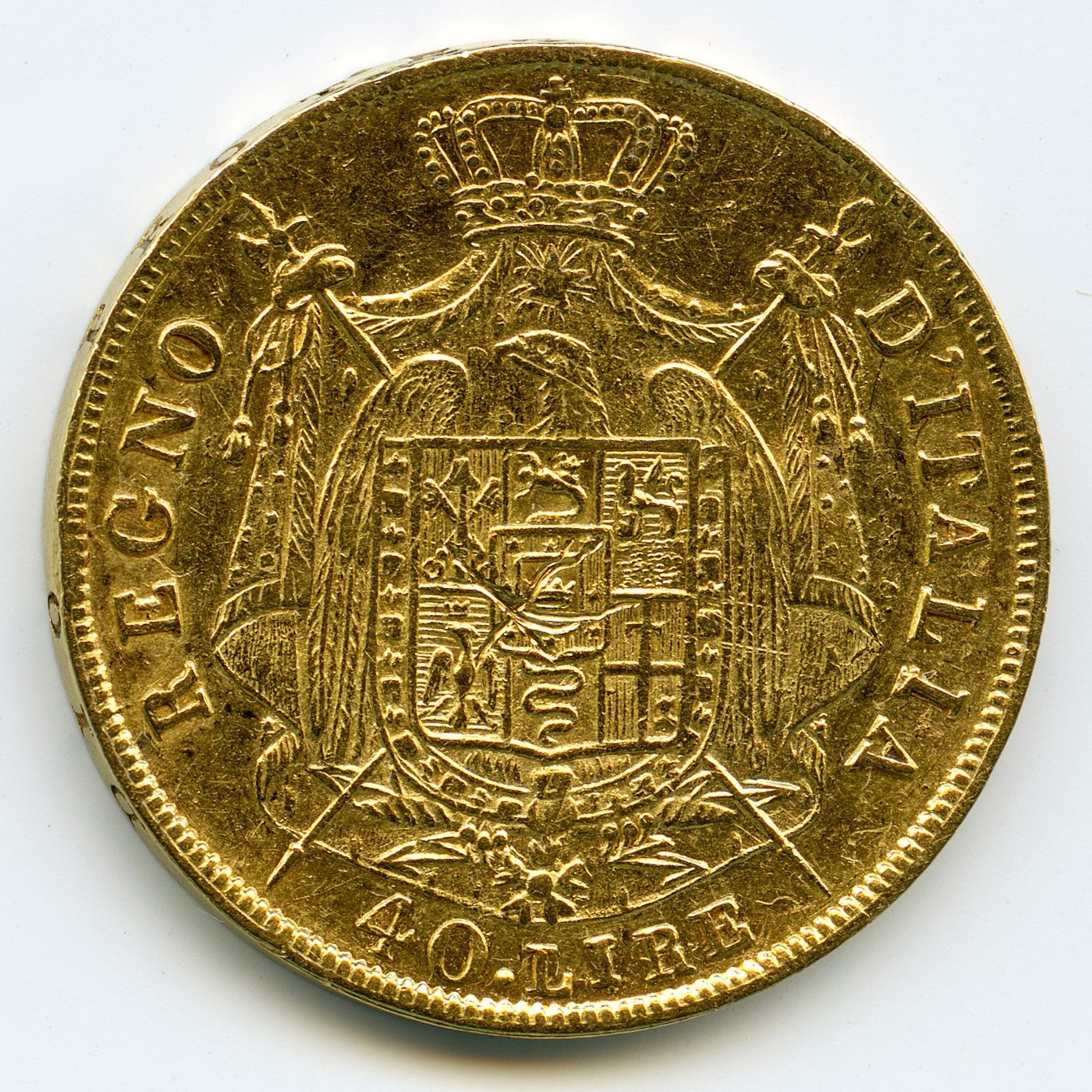 Italie - 40 Lire - 1811 M revers