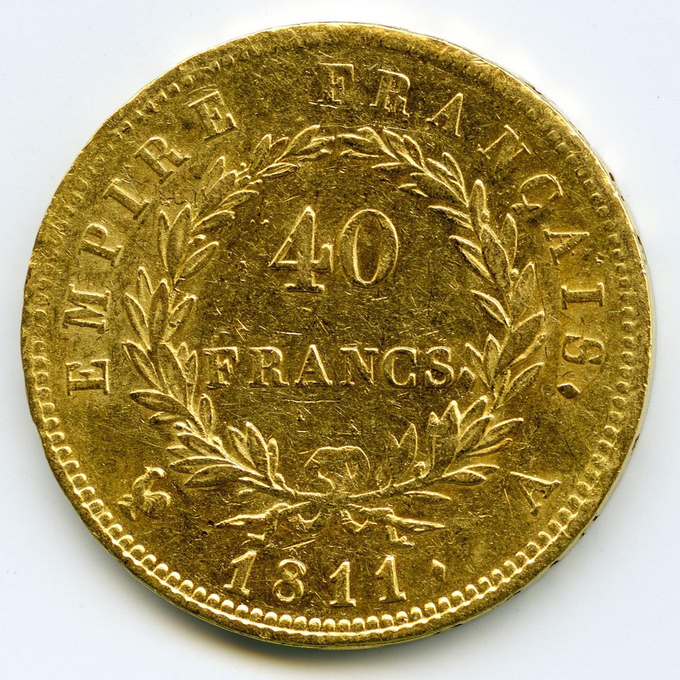 Napoléon Ier - 40 Francs - 1811 A revers