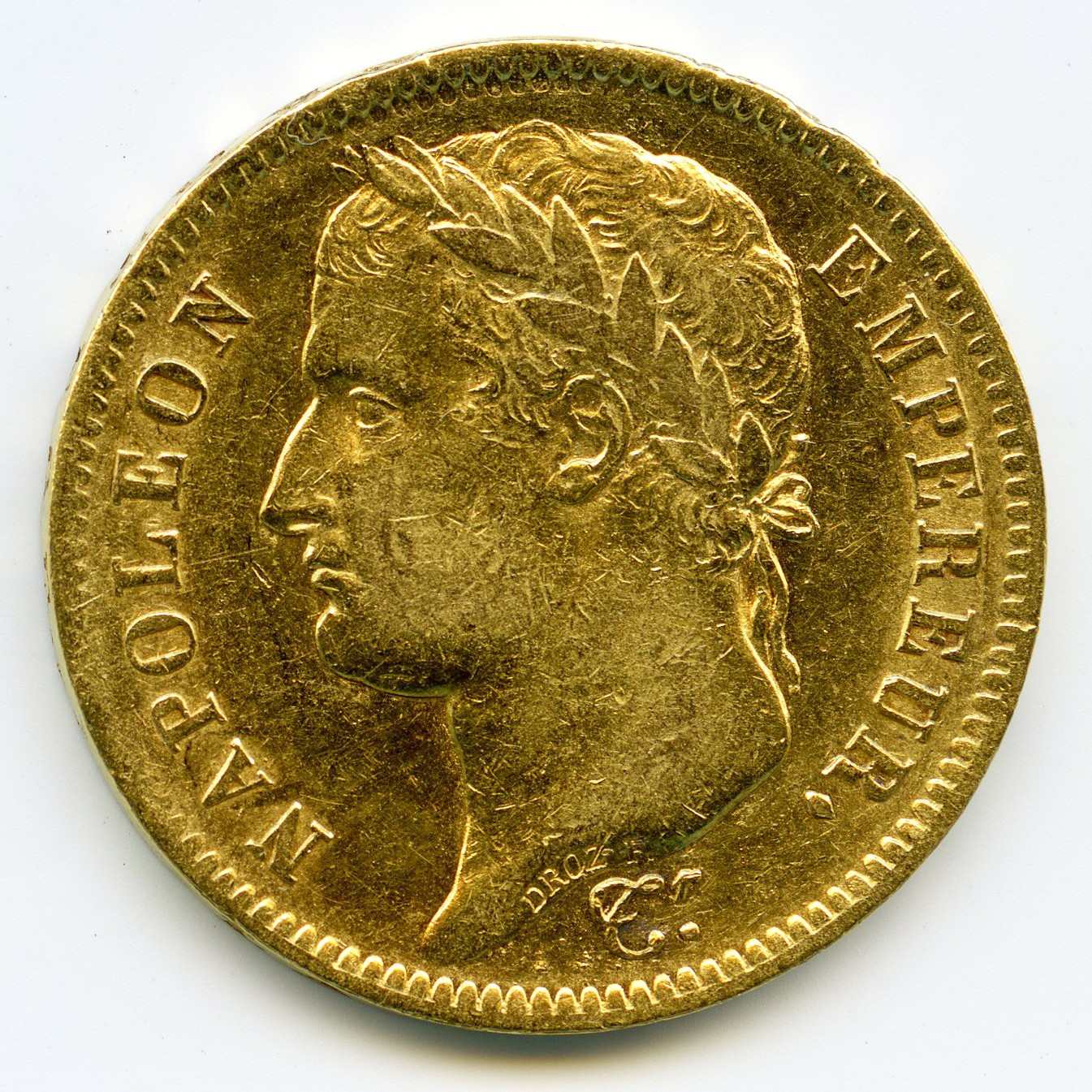 Napoléon Ier - 40 Francs - 1811 A avers Napoléon Ier - 40 Francs - 1811 A avers