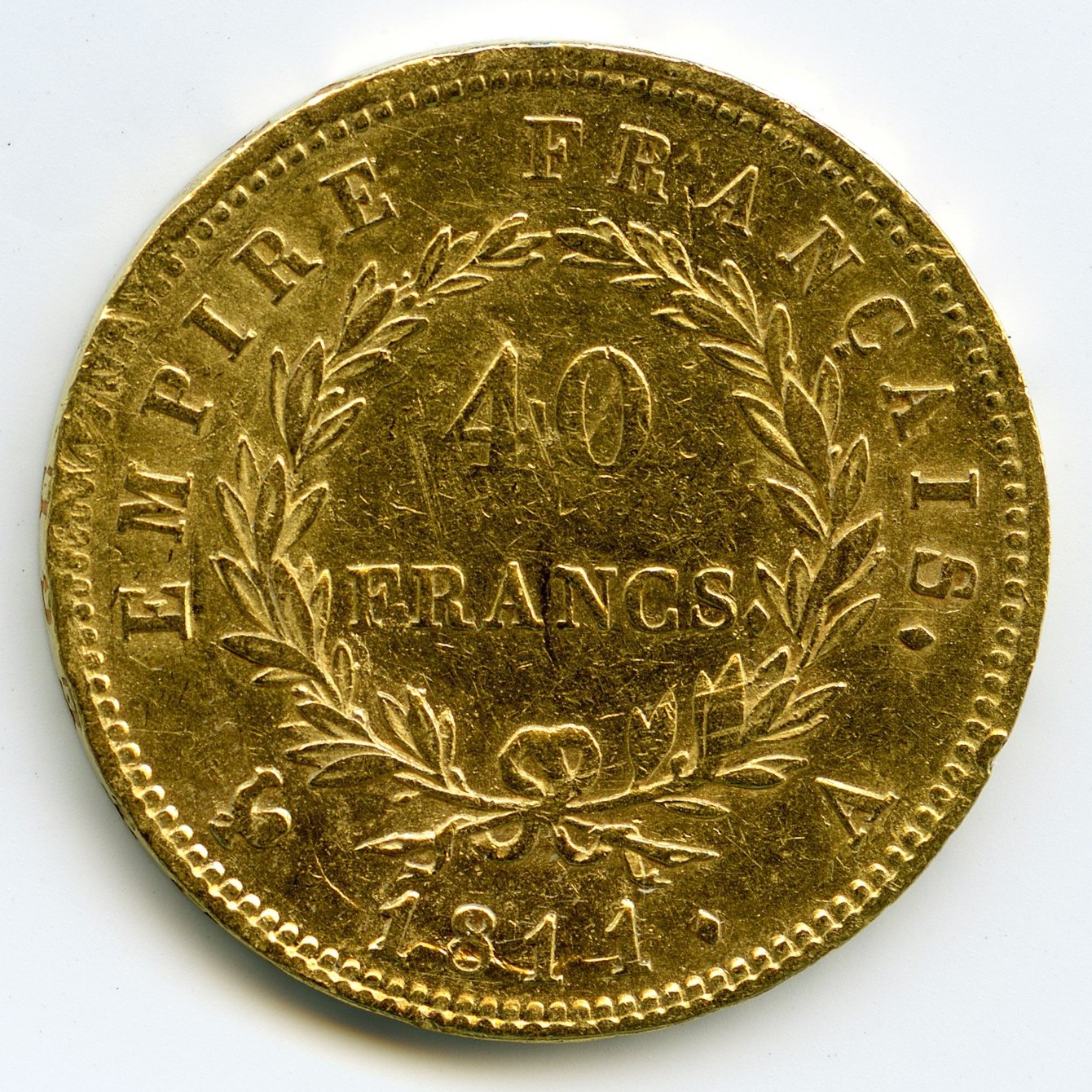 Napoléon Ier - 40 Francs - 1811 A revers