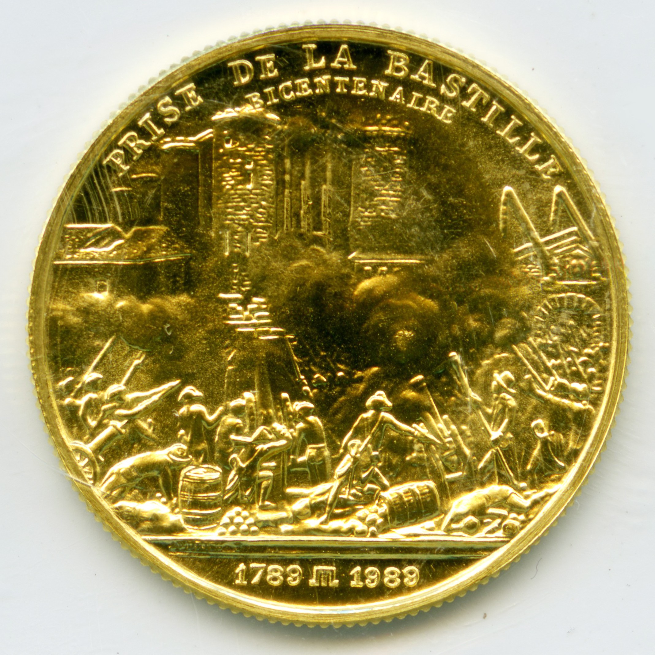 Essai - Prise de la Bastille - 1980 revers Essai - Prise de la Bastille - 1980 revers