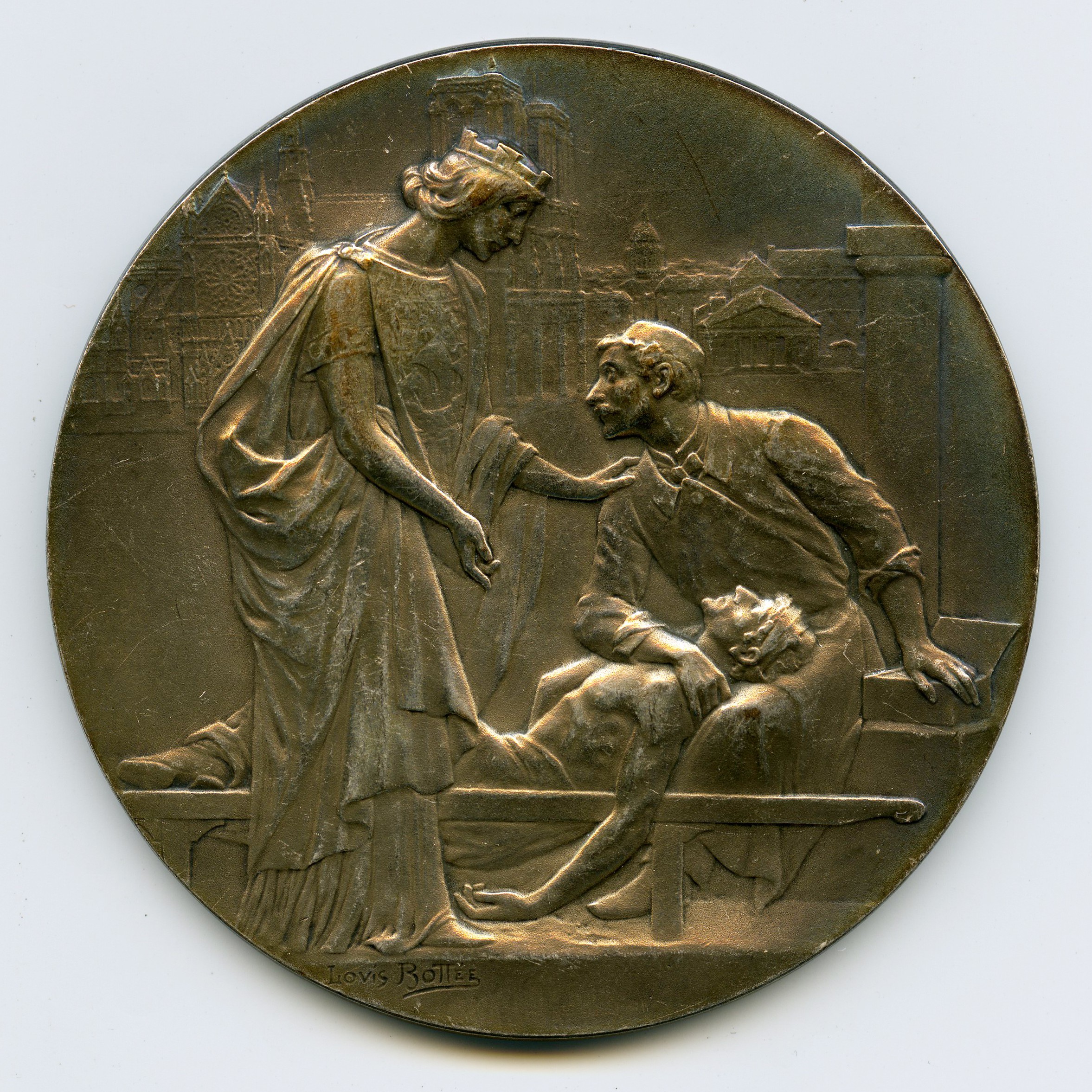 Médaille Hôpitaux Civils De Paris avers