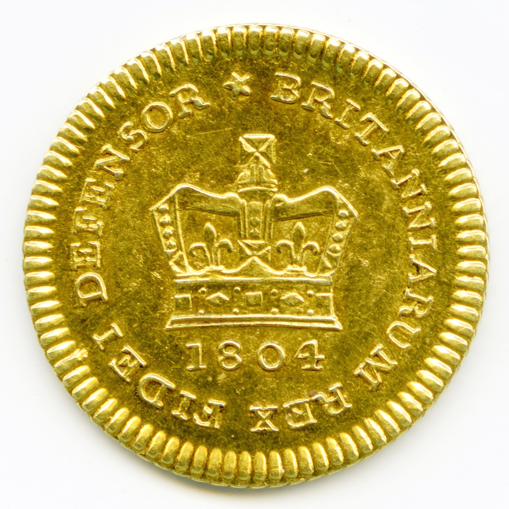 Grande-Bretagne - 1/3 Guinée - 1804 revers Grande-Bretagne - 1/3 Guinée - 1804 revers