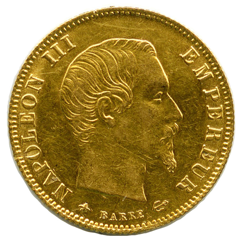 Napoléon III - 5 Francs - 1860 A avers