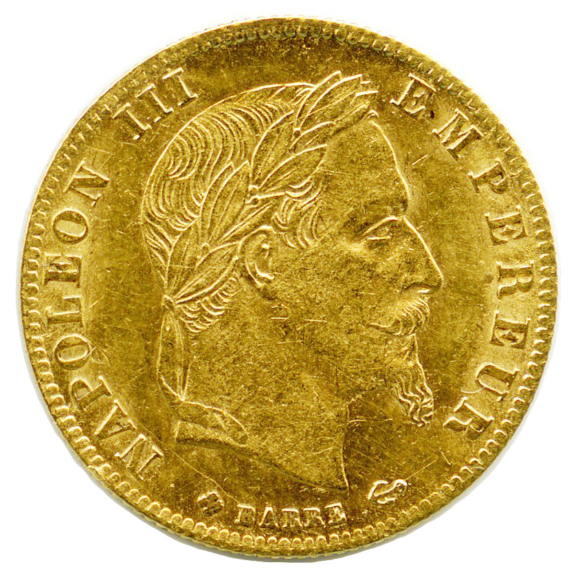 Napoléon III - 5 Francs - 1866 BB avers