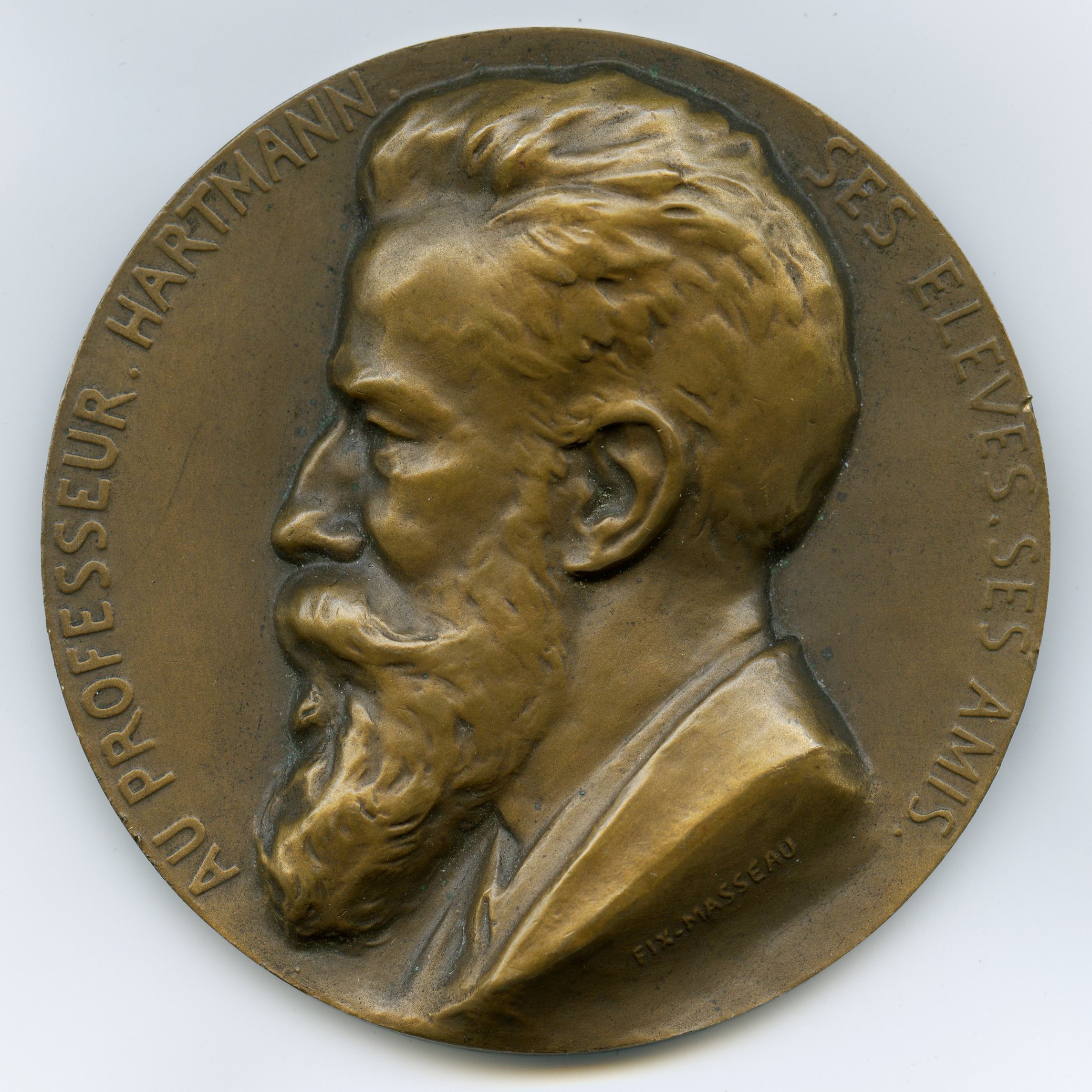 Dr HARTMANN - Médaille Bronze - 1909 avers