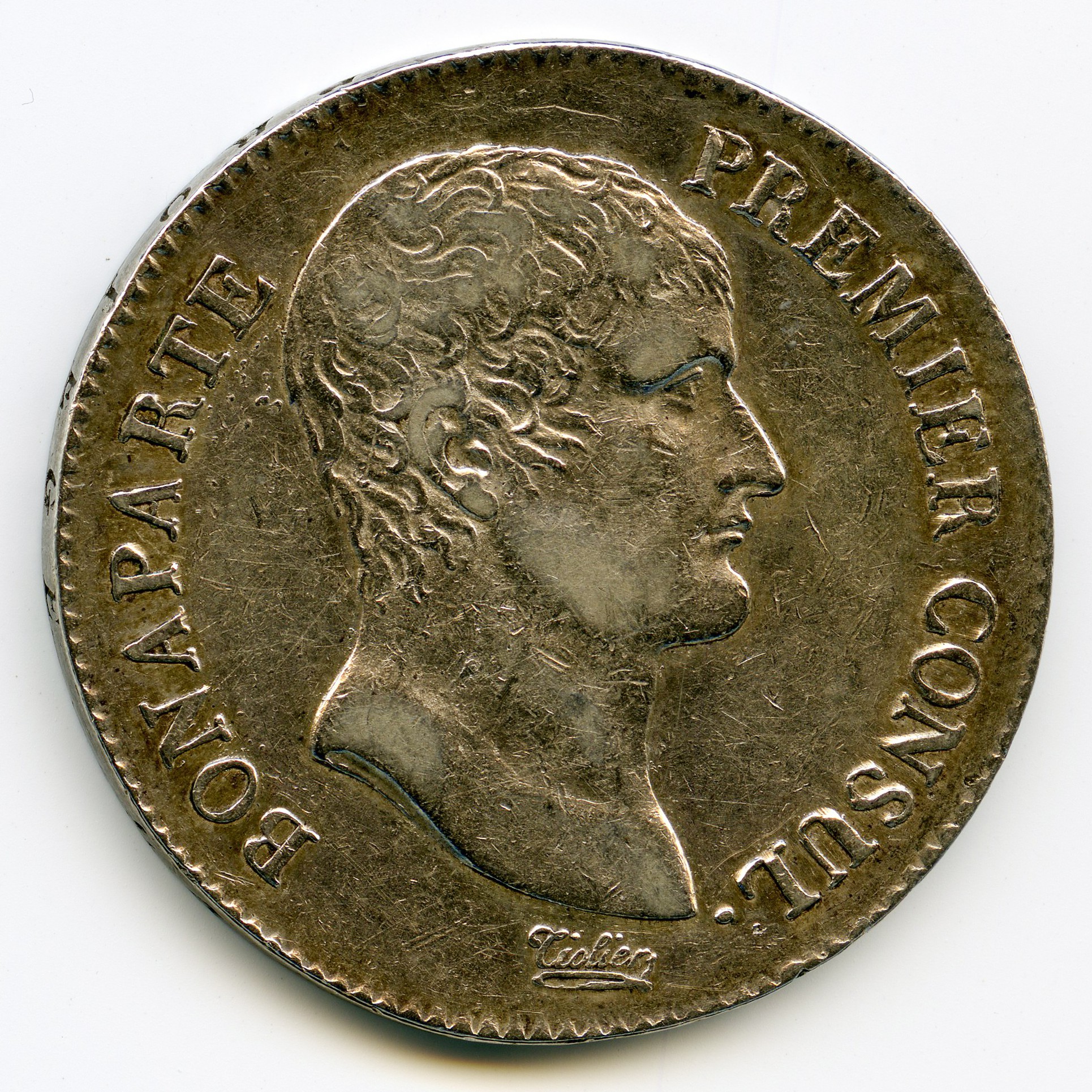 Le Consulat - 5 Francs - An 12 - Paris avers Le Consulat - 5 Francs - An 12 - Paris avers