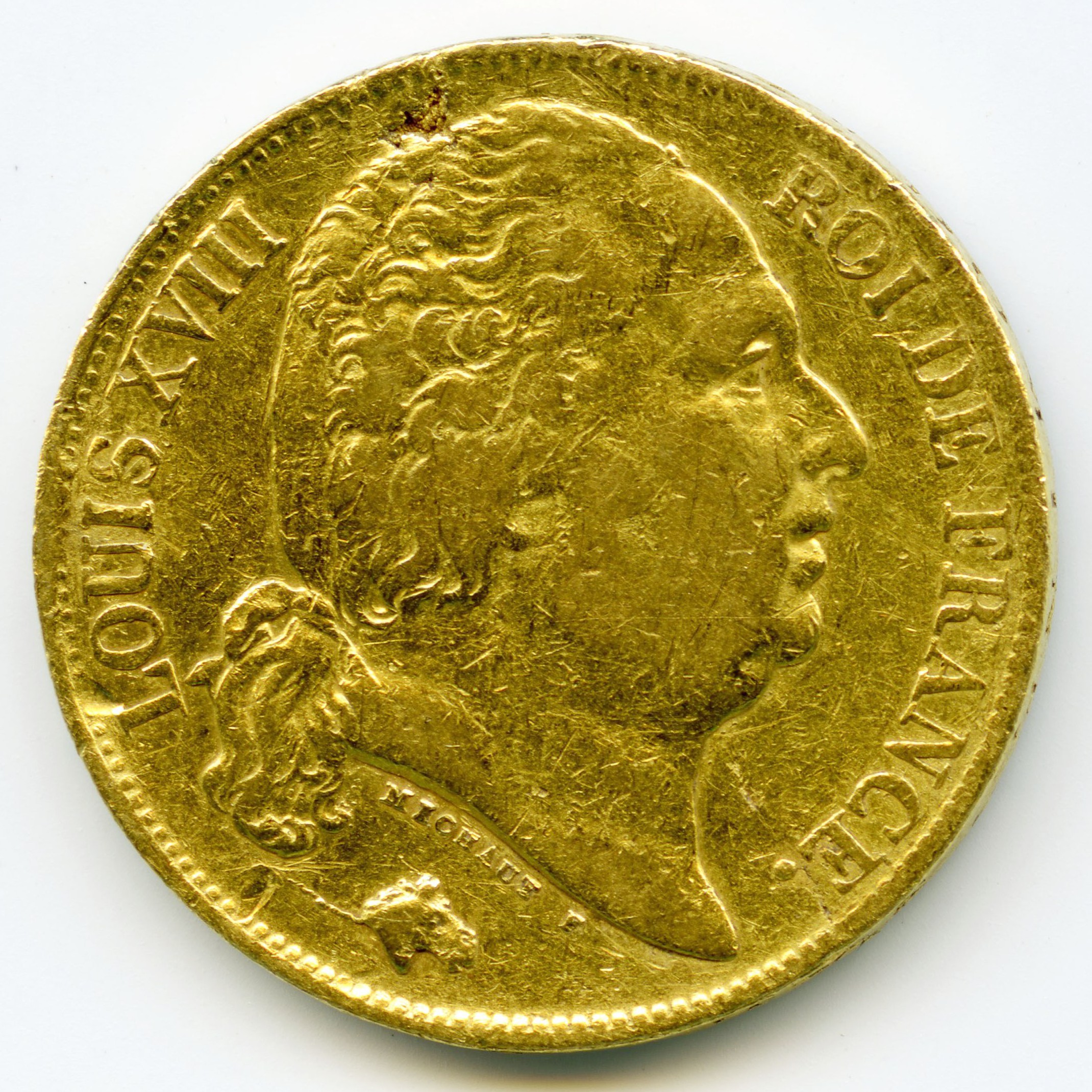 Louis XVIII - 20 Francs - 1820 Q