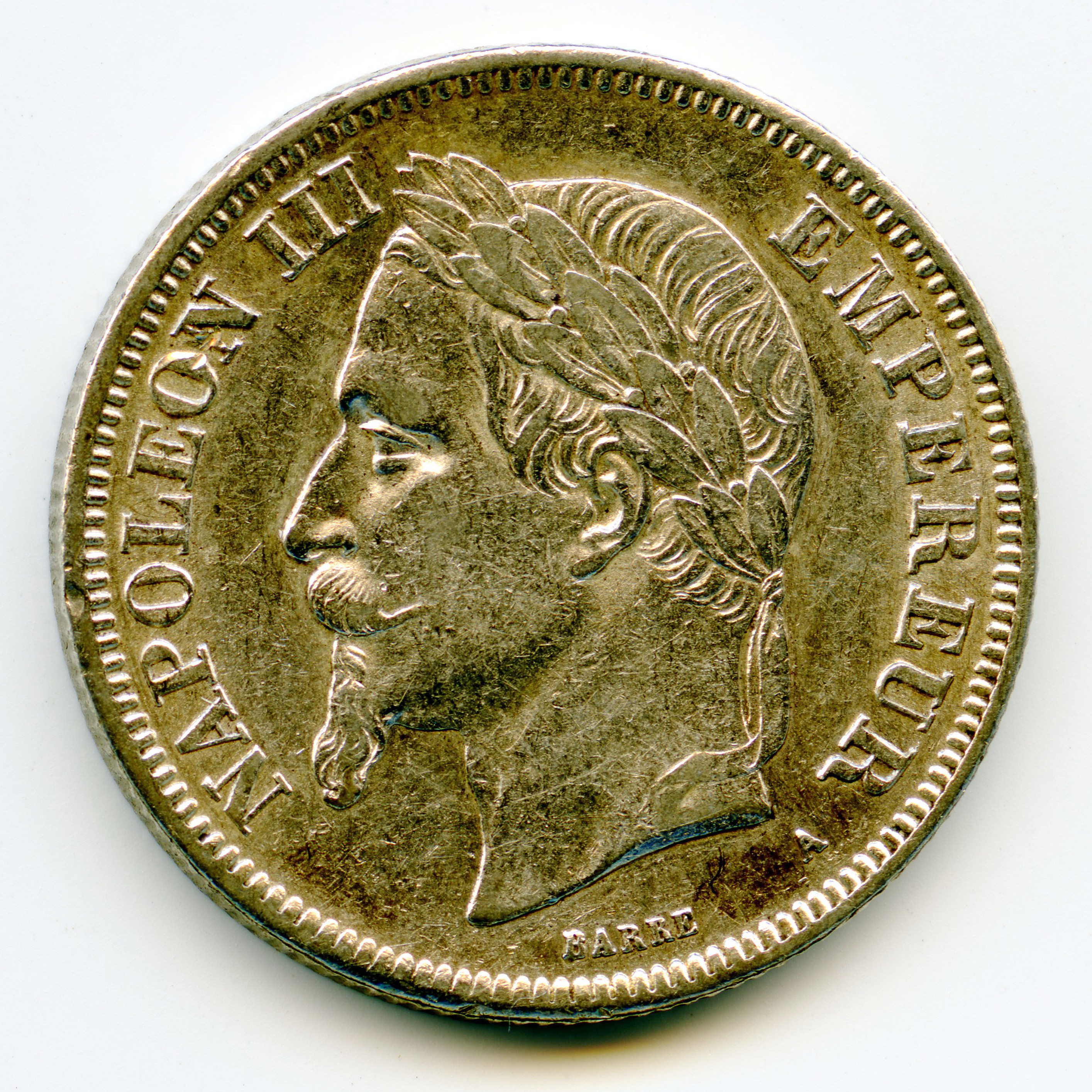 Napoléon III - 2 Francs - 1869 A avers
