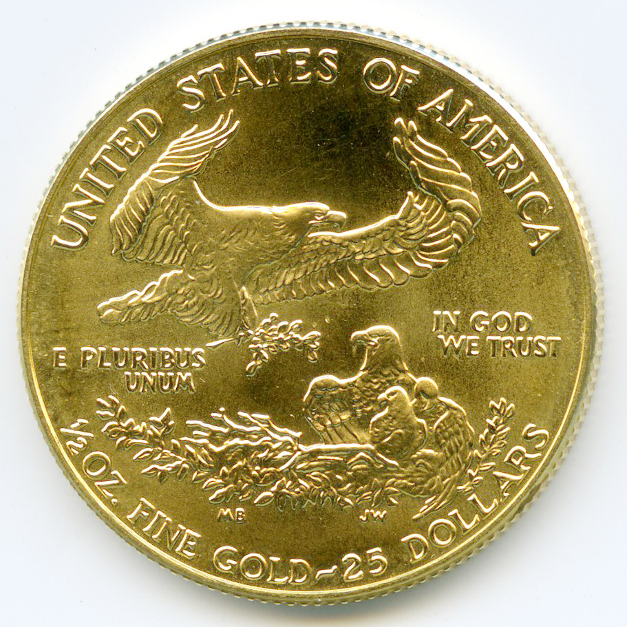 USA - 1/2 Once Or - 1987 revers USA - 1/2 Once Or - 1987 revers