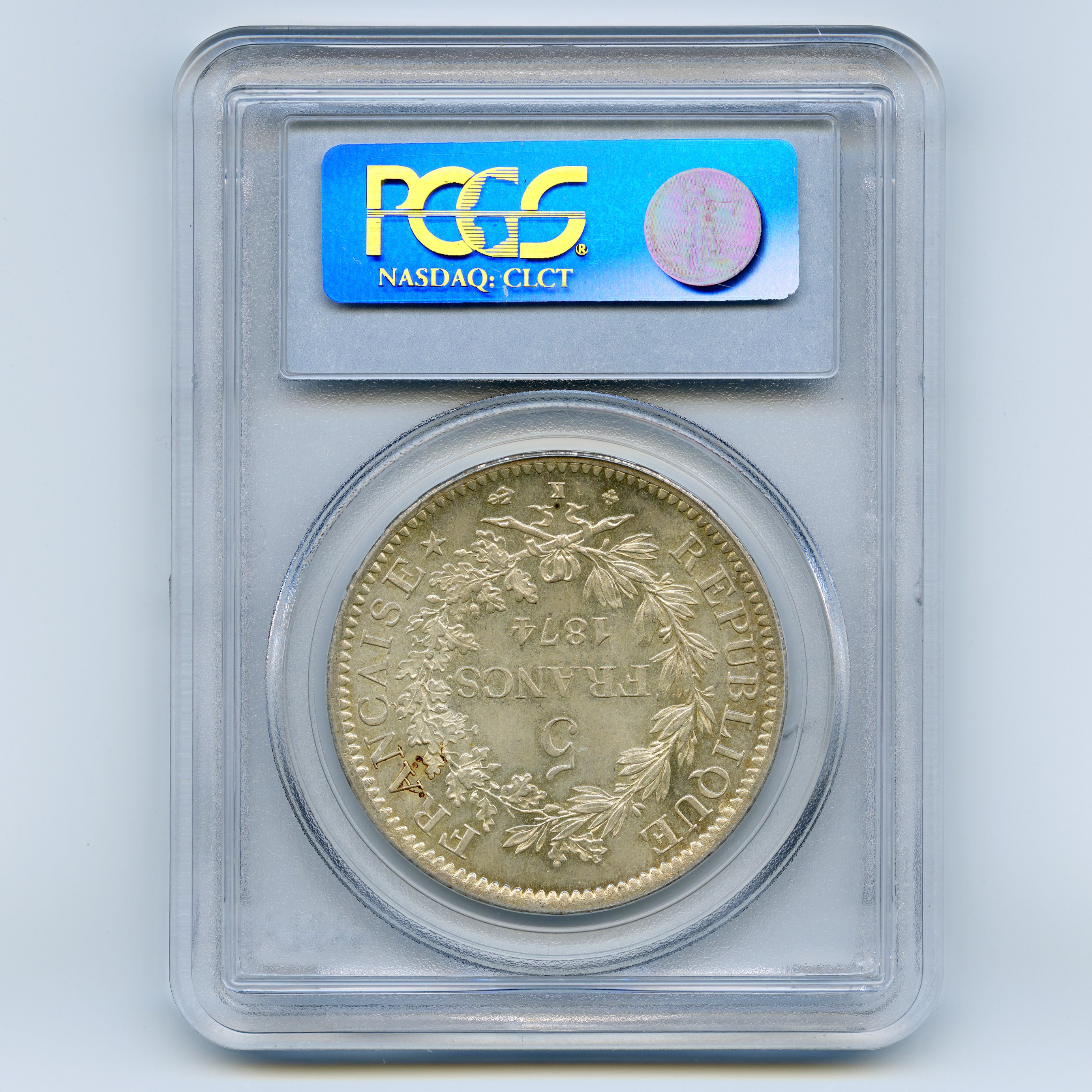 5 Francs - 1874 - Bordeaux revers 5 Francs - 1874 - Bordeaux revers