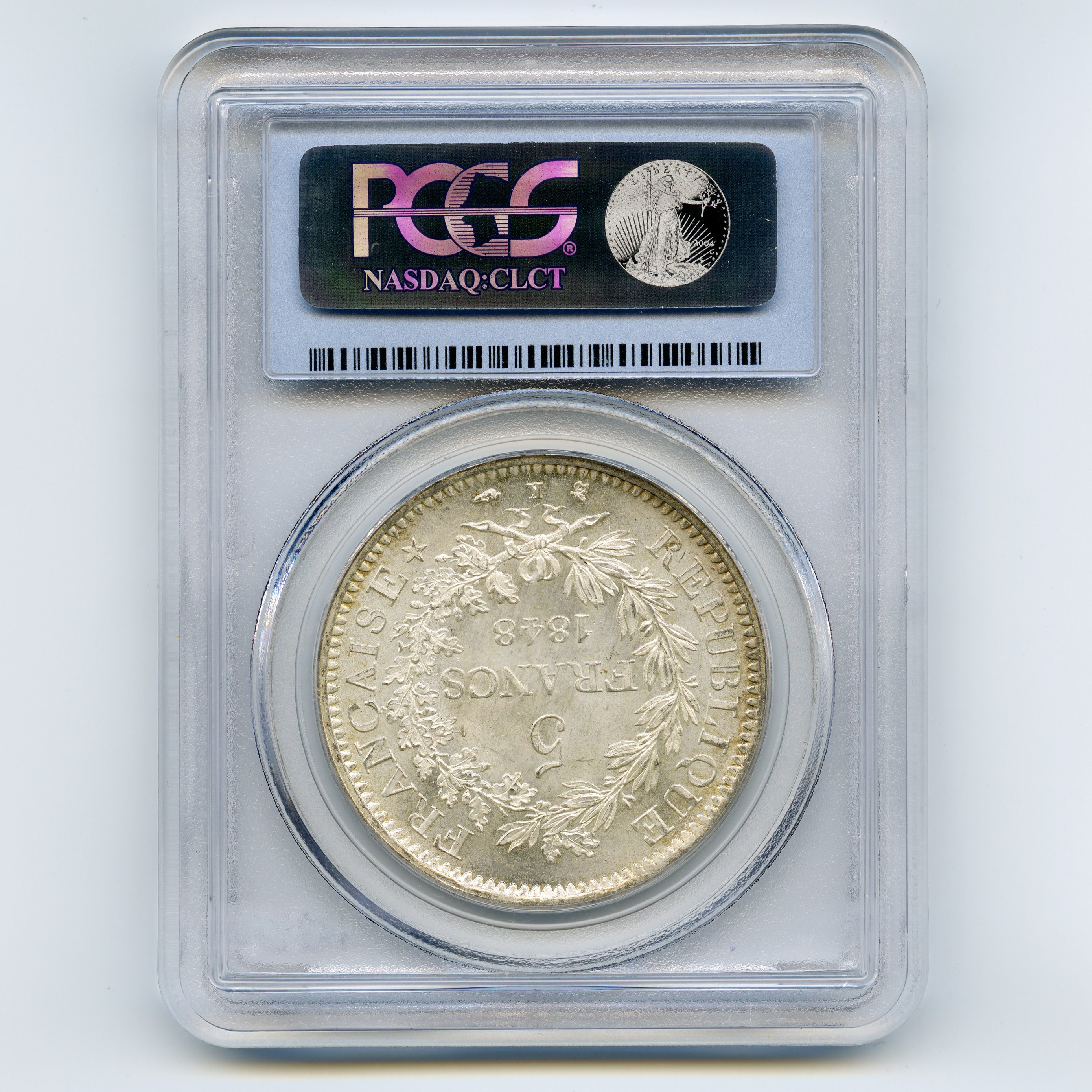 IIème République - 5 Francs - 1848 K revers