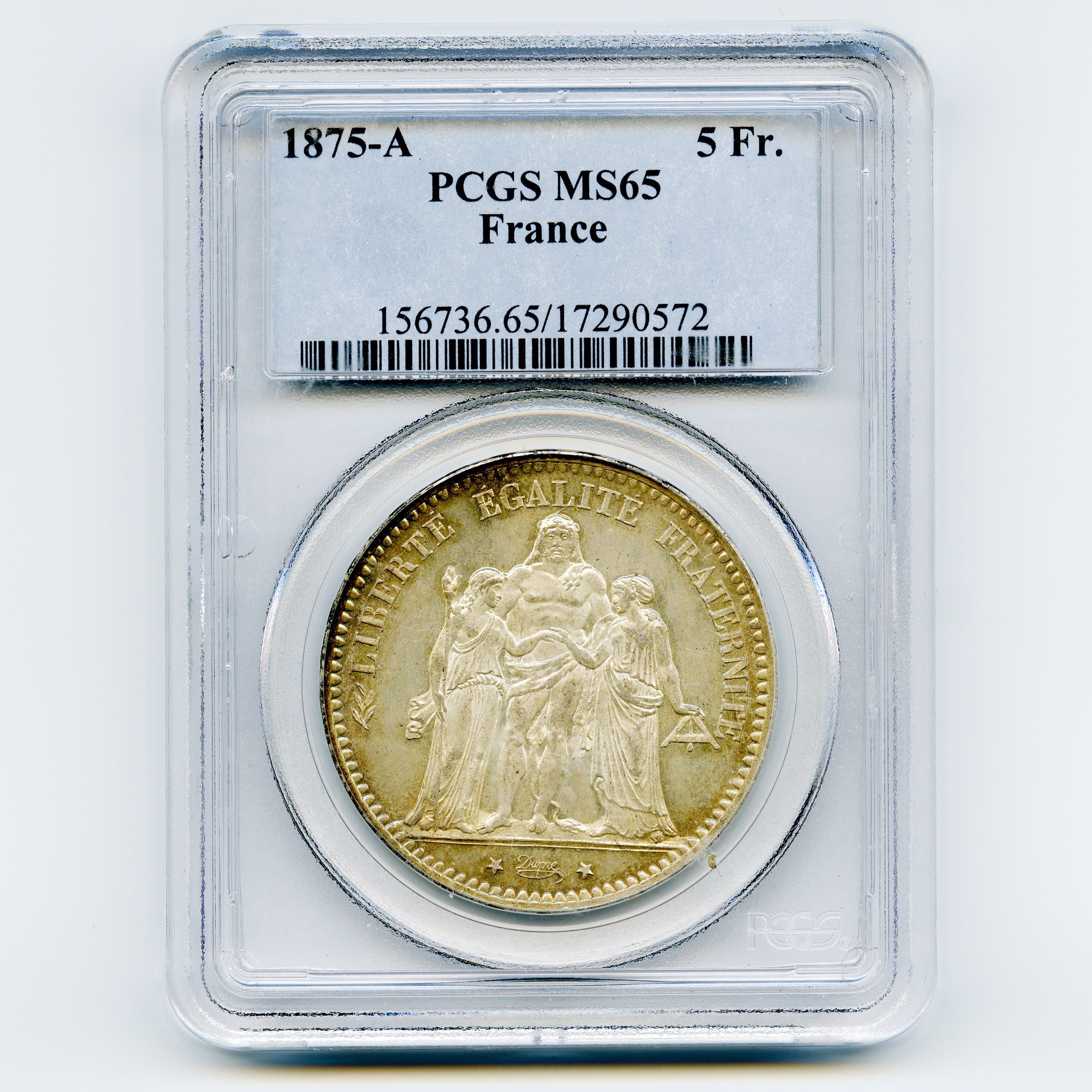 5 Francs - 1875 - Paris avers 5 Francs - 1875 - Paris avers